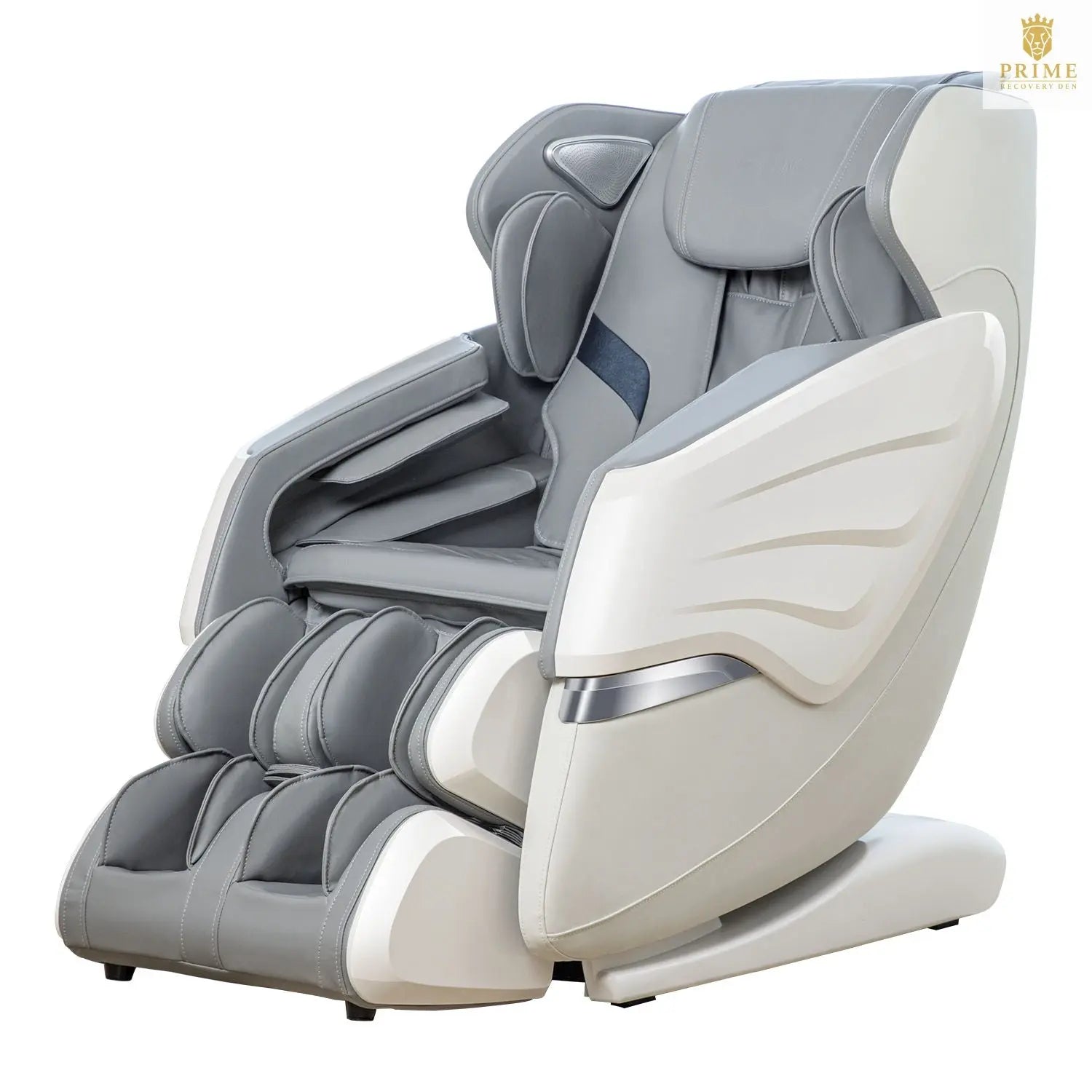 Bosscare - 2023 Brand New Update Gr8686 Massage Chairs With Ai Voice, App Control Sl Track Zero Gravity Full Body Massage Recliner - Gray