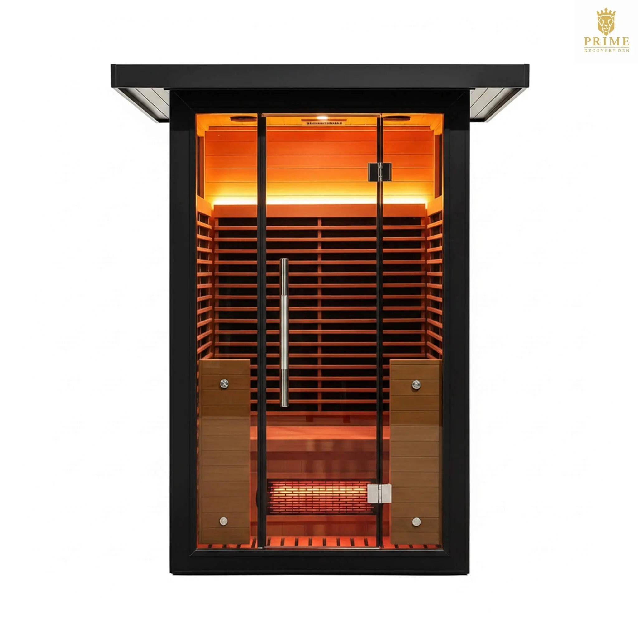 Thermora Lugano 2-Person Outdoor Full-Spectrum Infrared Sauna With Aluminum Alloy Exterior & WiFi (SAK14973) SAKSBY WHOLESALE
