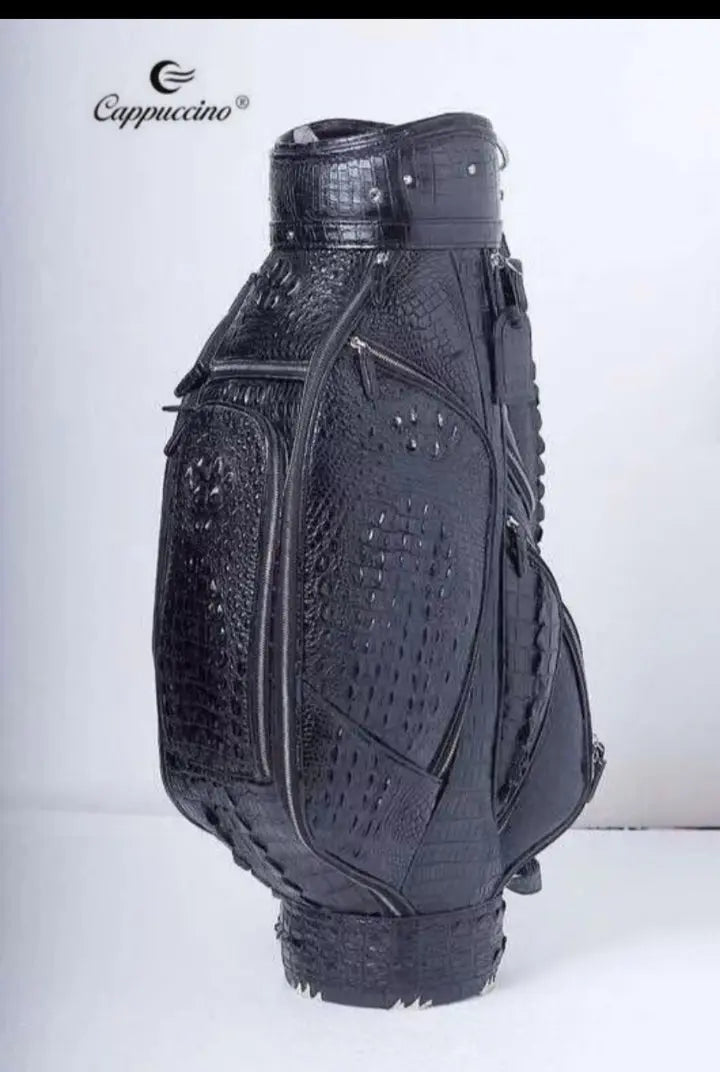 Luxury Crocodile Skin Leather Golf Bag Men's donjohnbyvictoriacharles