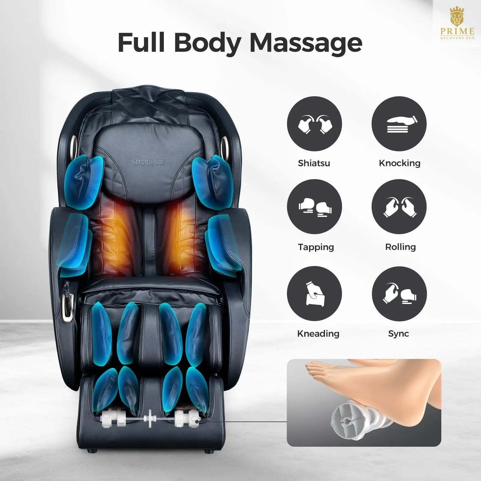 BOSSCARE 3D Zero Gravity Massage Chair