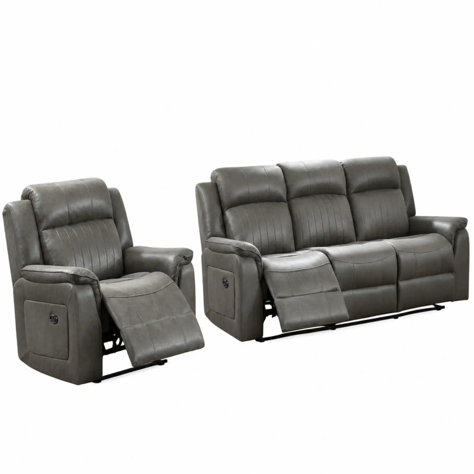 Contemporary Living Room Set, Horizontal And Vertical Tufting HouseOfZazla