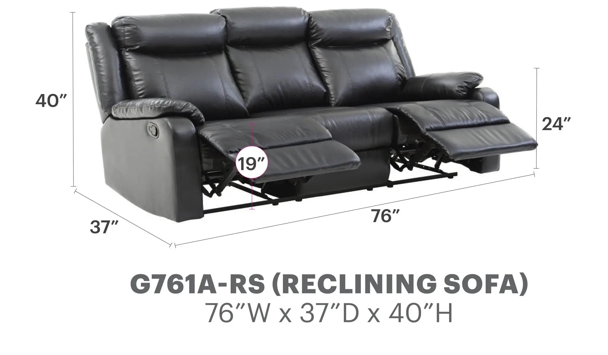 Contemporary Three Seater Sofa Unique Piece Furniture