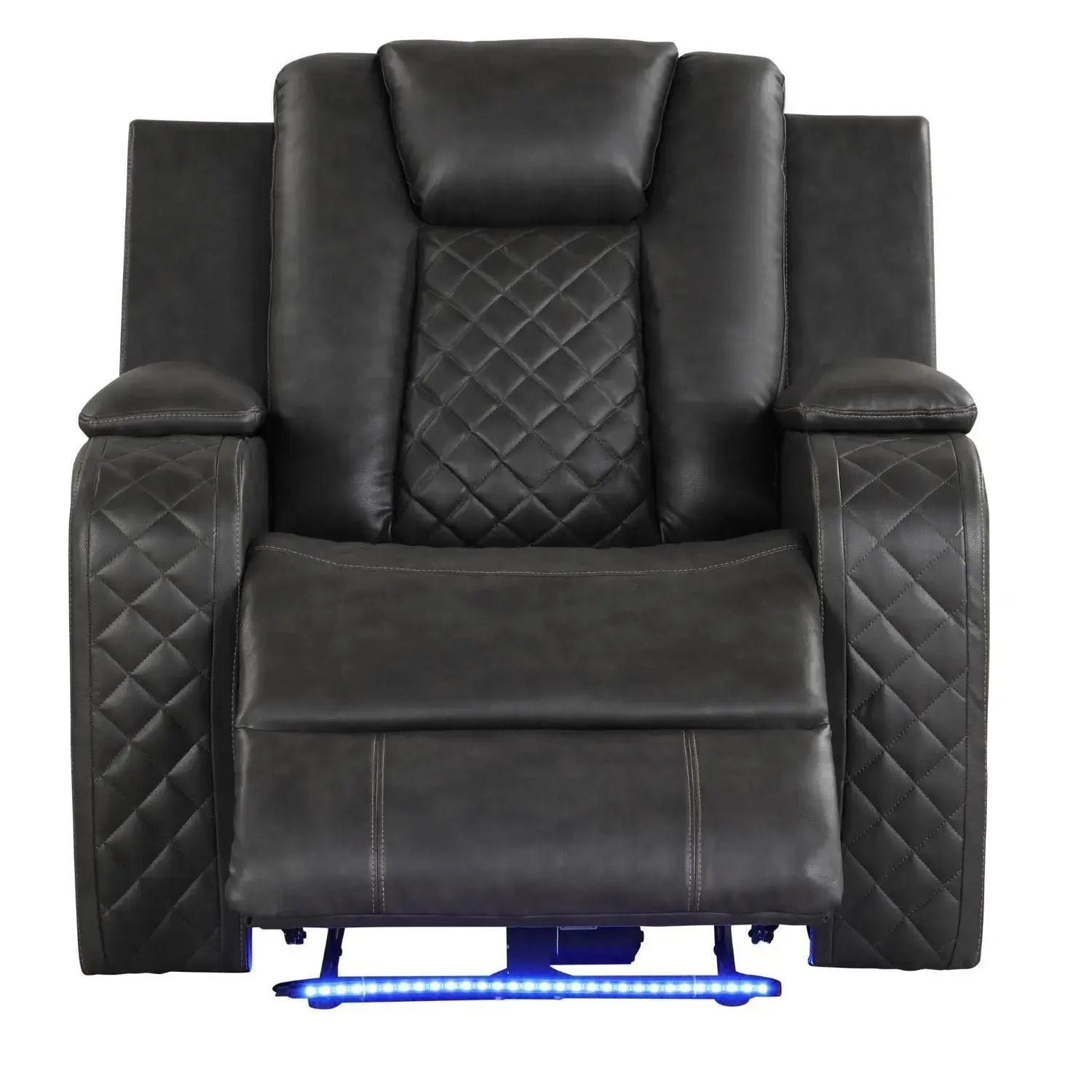 Benz - LED & Power Recliner Chair Unique Piece Furniture