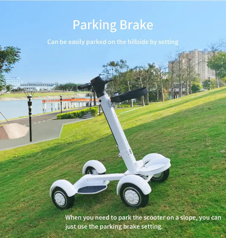 Four Wheel Electric Golf Folding Scooter - Prime Recovery Den