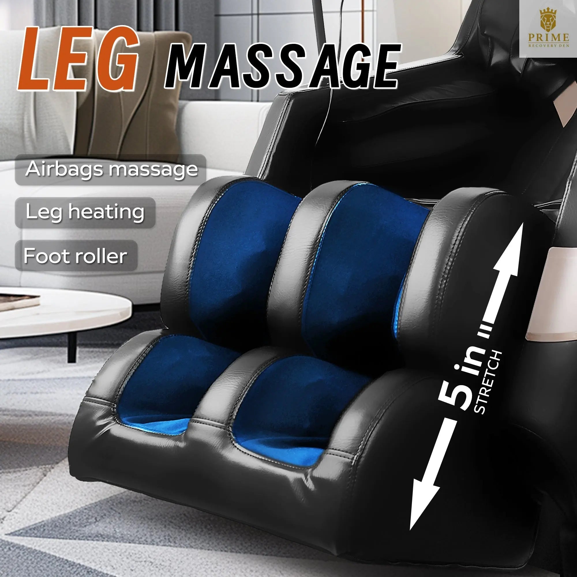Massage Chair with Bluetooth Connectivity and Speakers