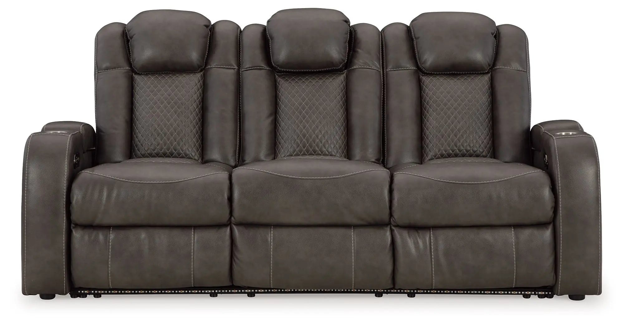 Fyne-dyme - Power Reclining Sofa With Adj Headrest Unique Piece Furniture