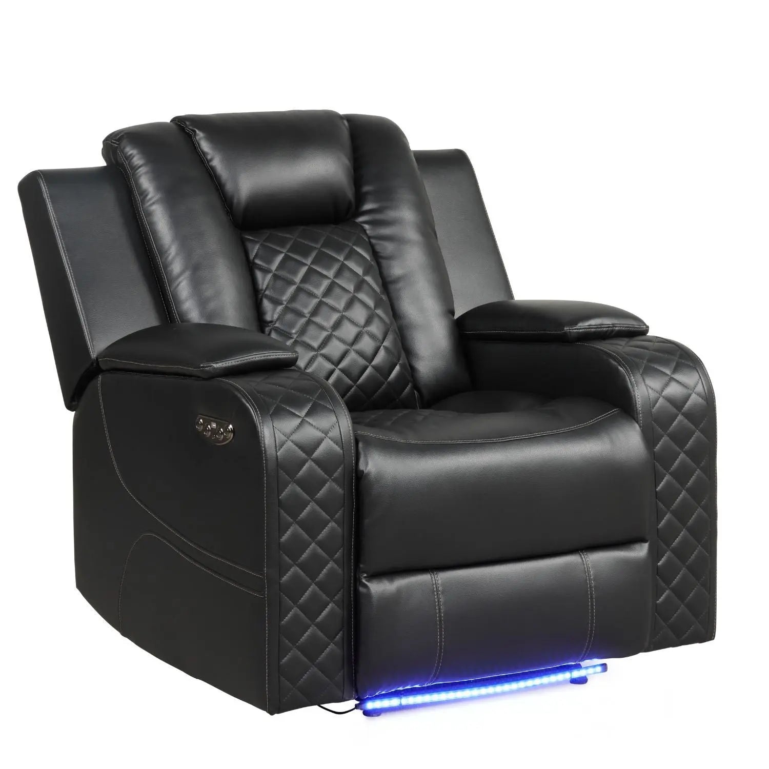 Benz - LED & Power Recliner Chair Unique Piece Furniture