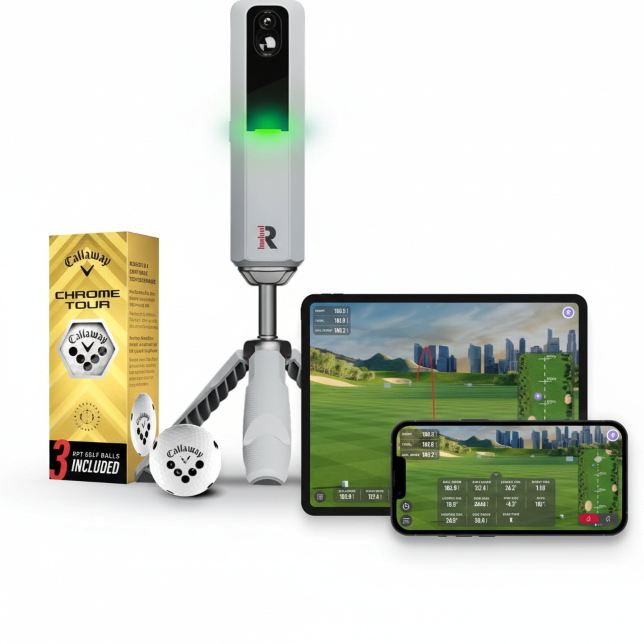 MLM2PRO Mobile Launch Monitor + Golf Simulator,Grey
