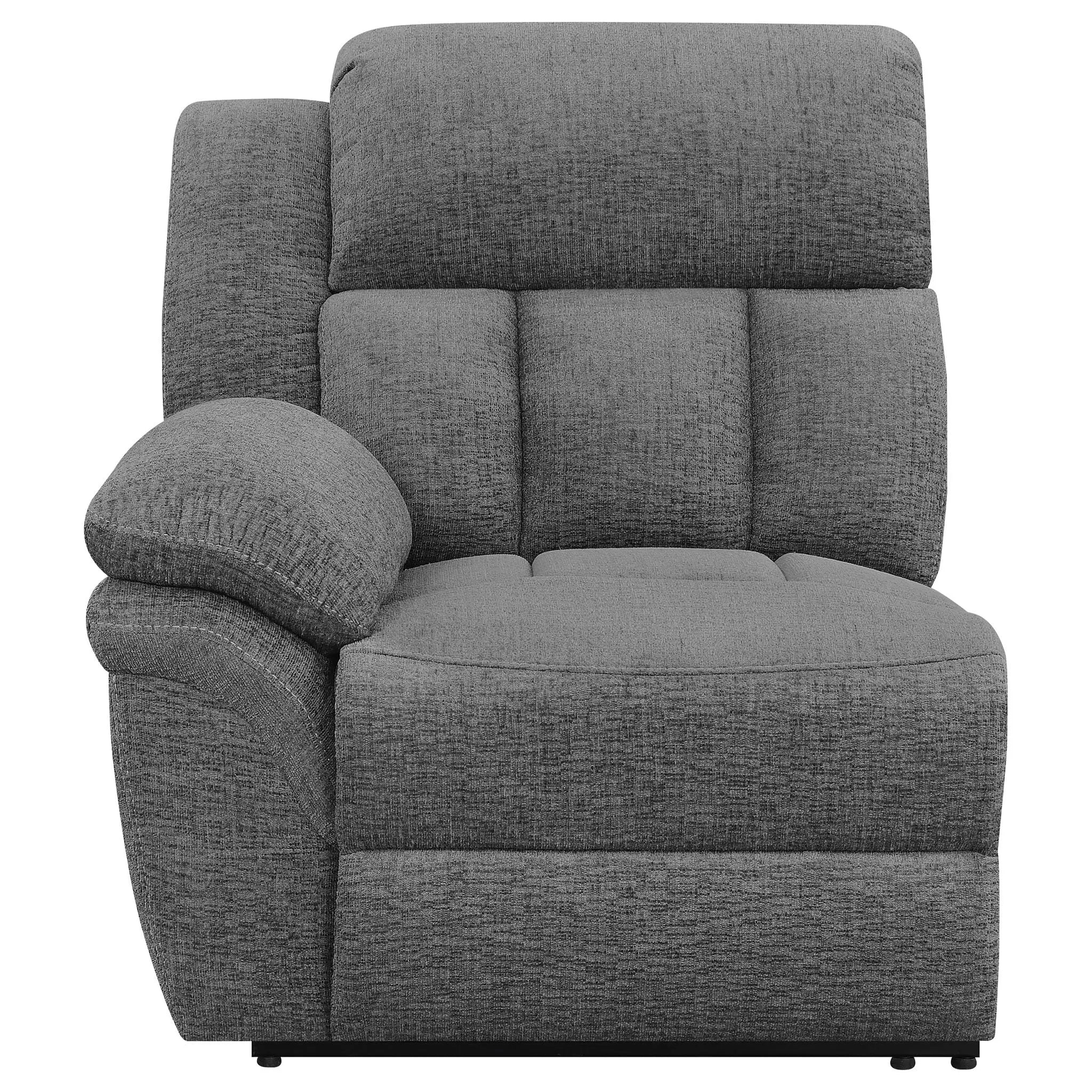 Bahrain 5-piece Upholstered Home Theater Seating Charcoal Unique Piece Furniture