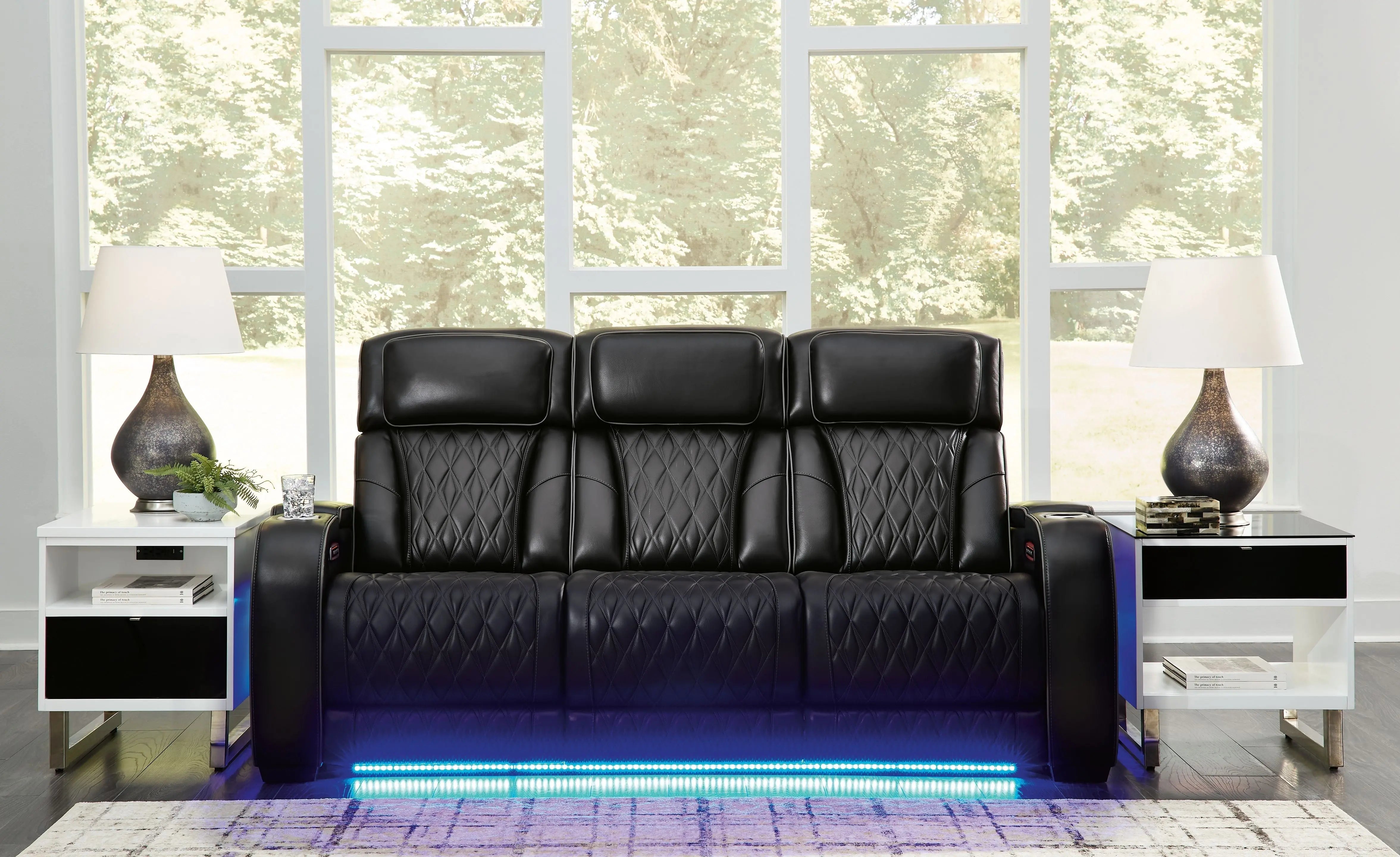 Boyington - Power Reclining Sofa With Adj Headrest Unique Piece Furniture