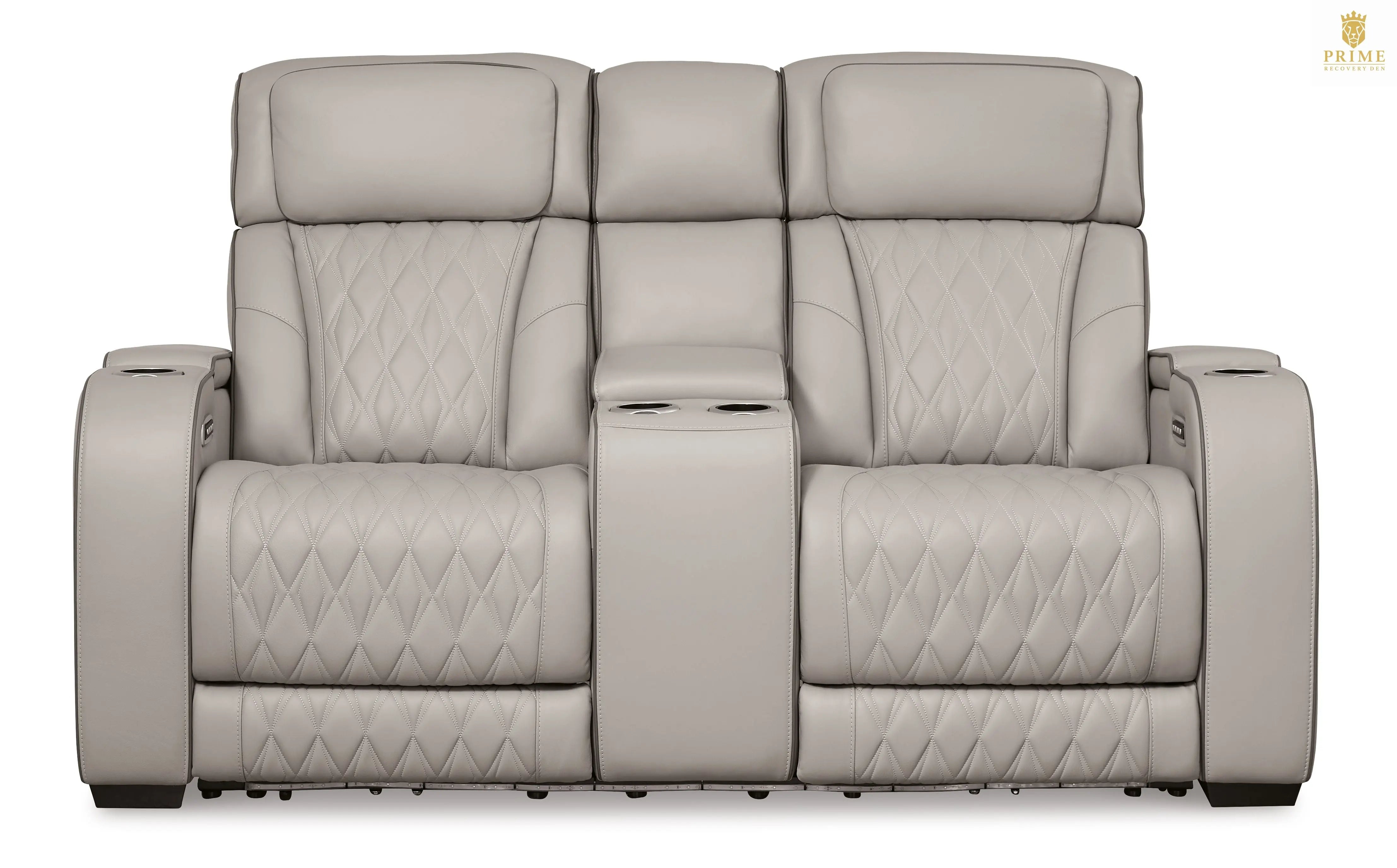 Boyington - Power Reclining Loveseat With Console/Adj Hdrst