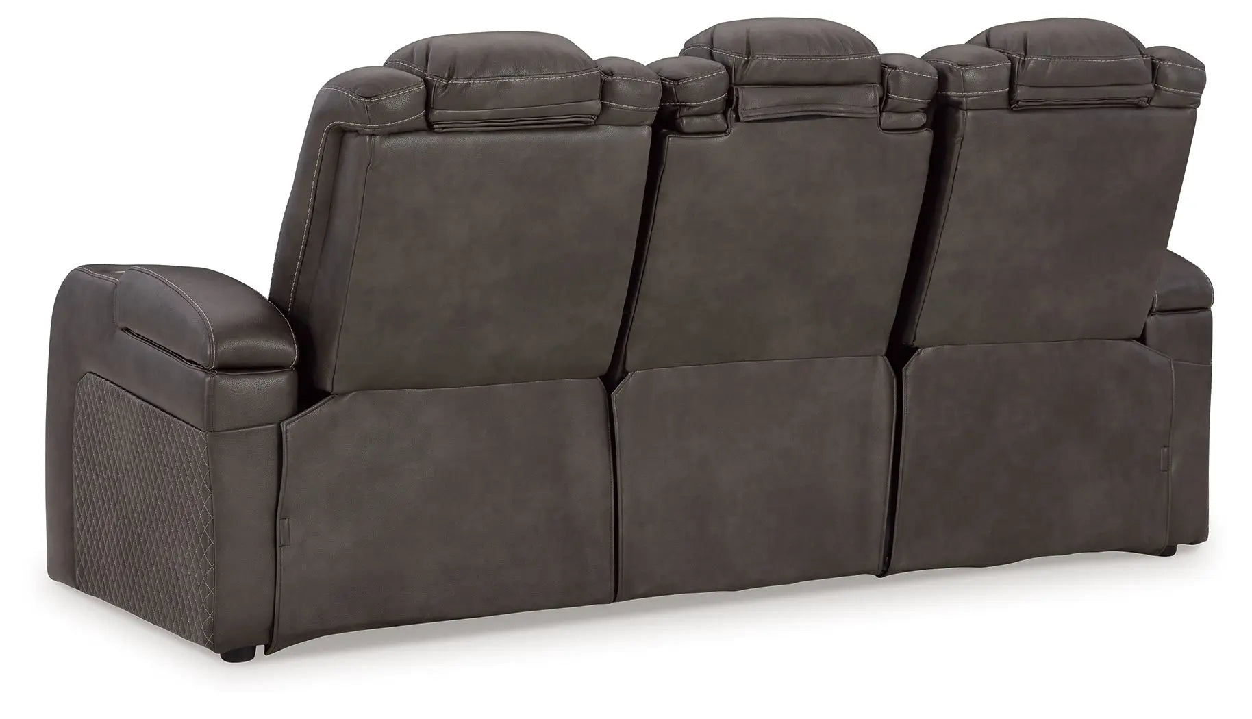 Fyne-dyme - Power Reclining Sofa With Adj Headrest Unique Piece Furniture