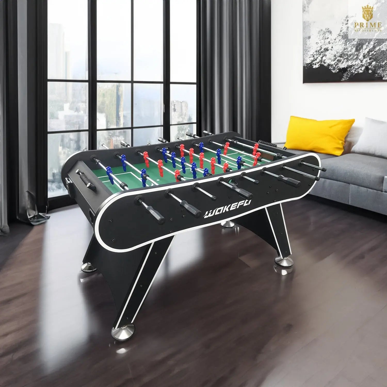 Competition Foosball Table – 56" Adult Size, 2 Balls & Drink Holders