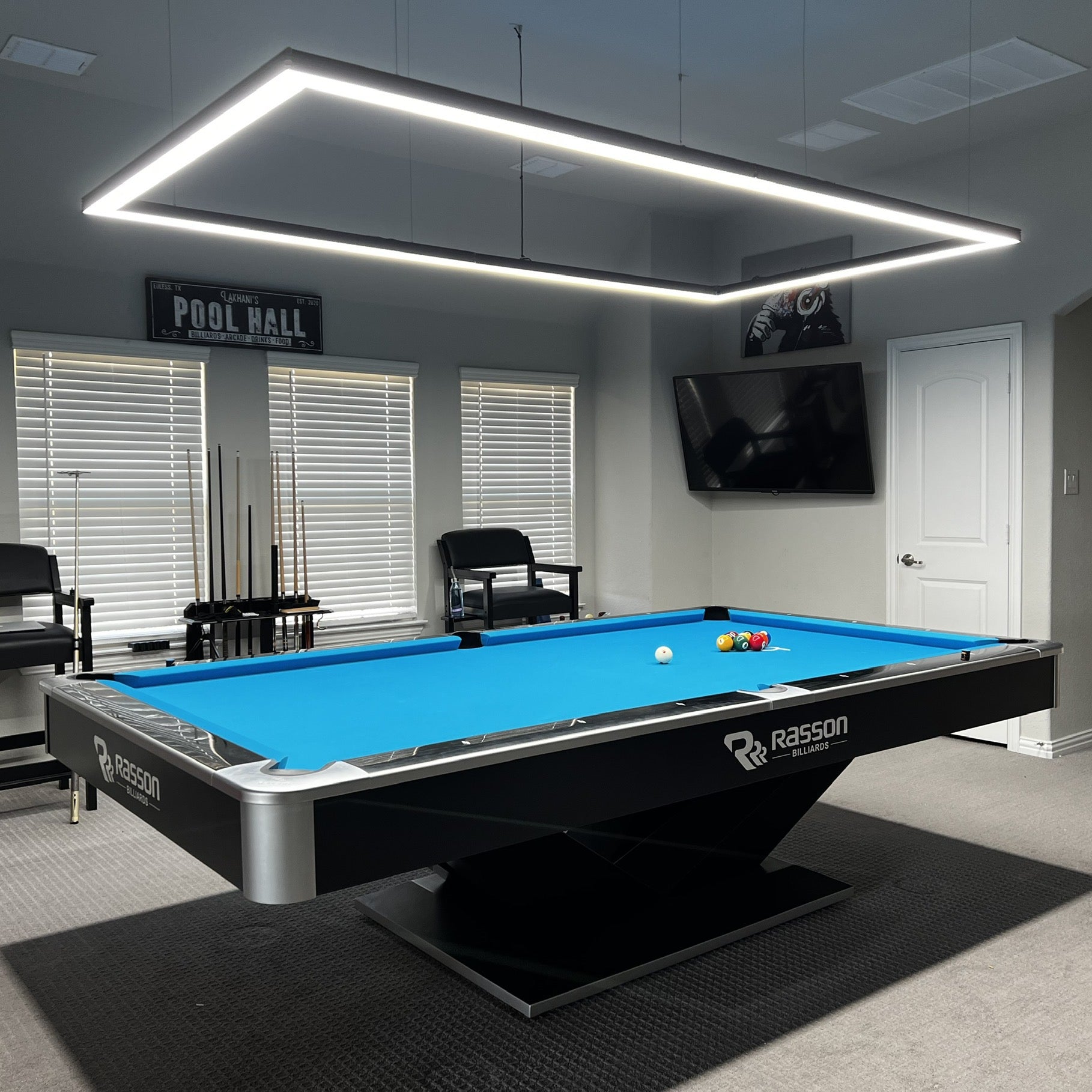 8FT Perimeter Billiard® LED Pool Table Light