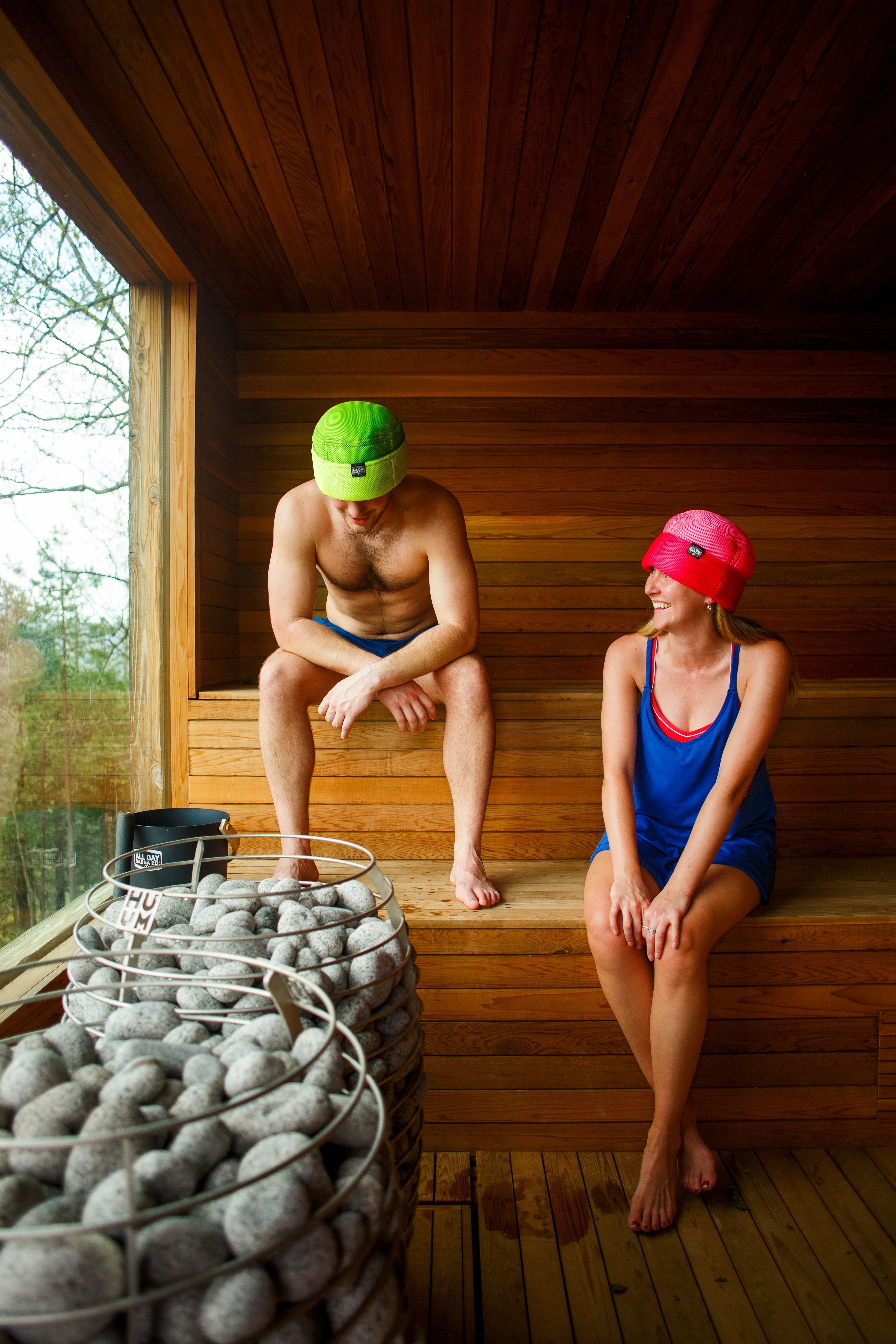 Japanese Mesh Sauna Hat