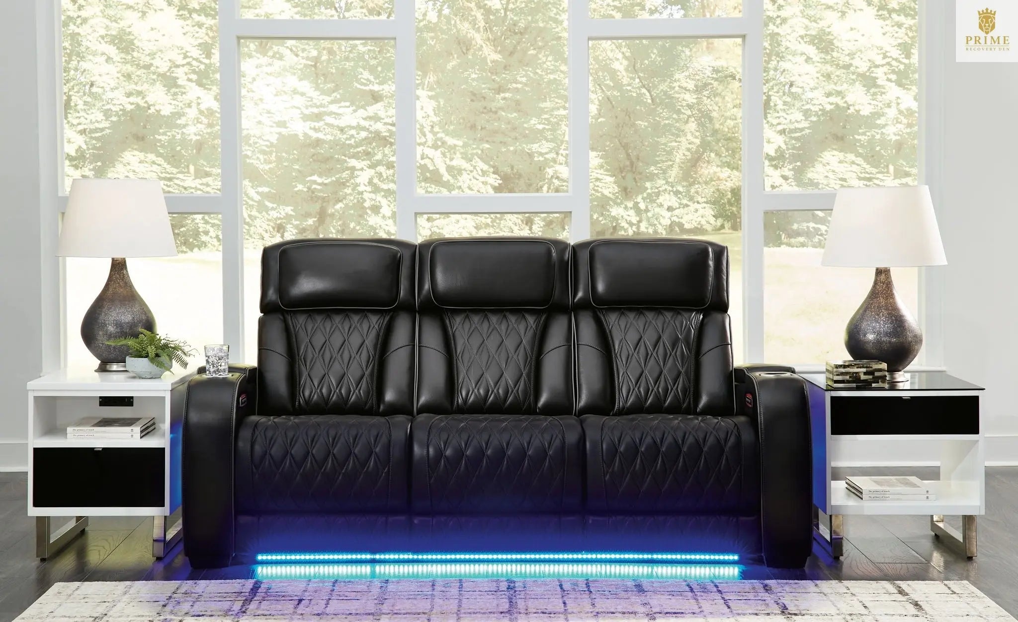 Boyington - 2 Pc. - Power Reclining Sofa And Loveseat - Black