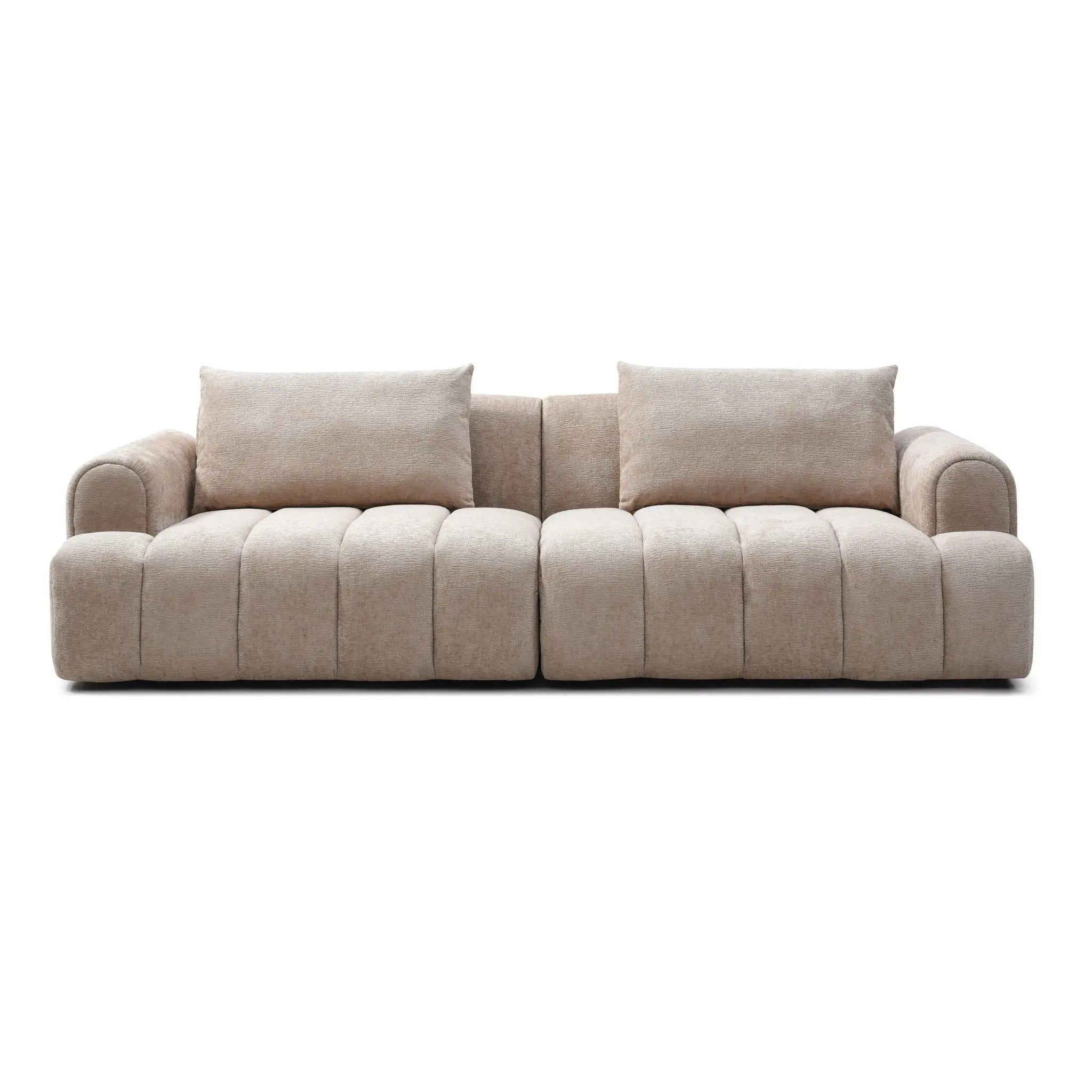 4 Seater Sectional Sofa For Living Room Spaces - Camel Unique Piece Furniture