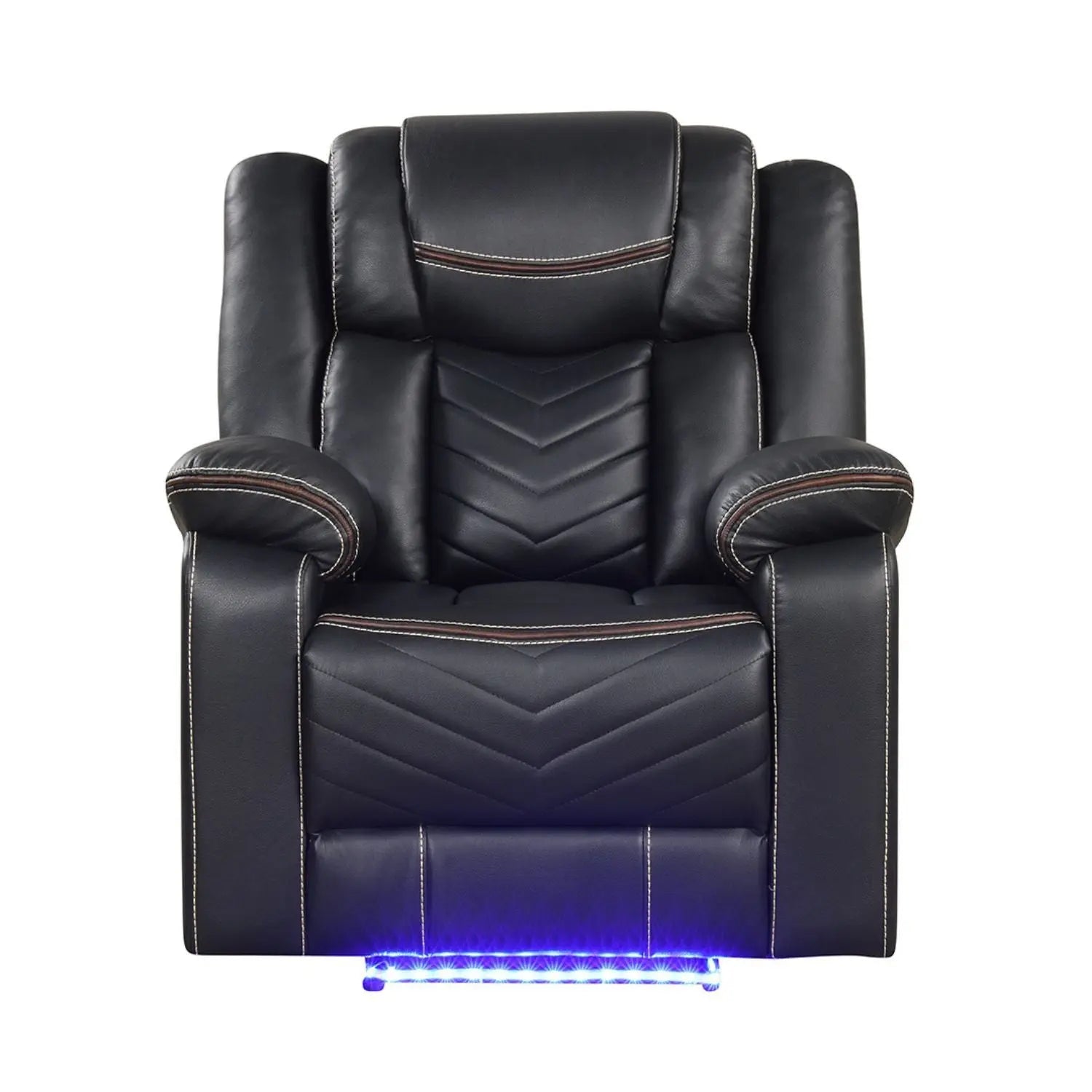 Challenger - LED Power Recliner Chair Unique Piece Furniture