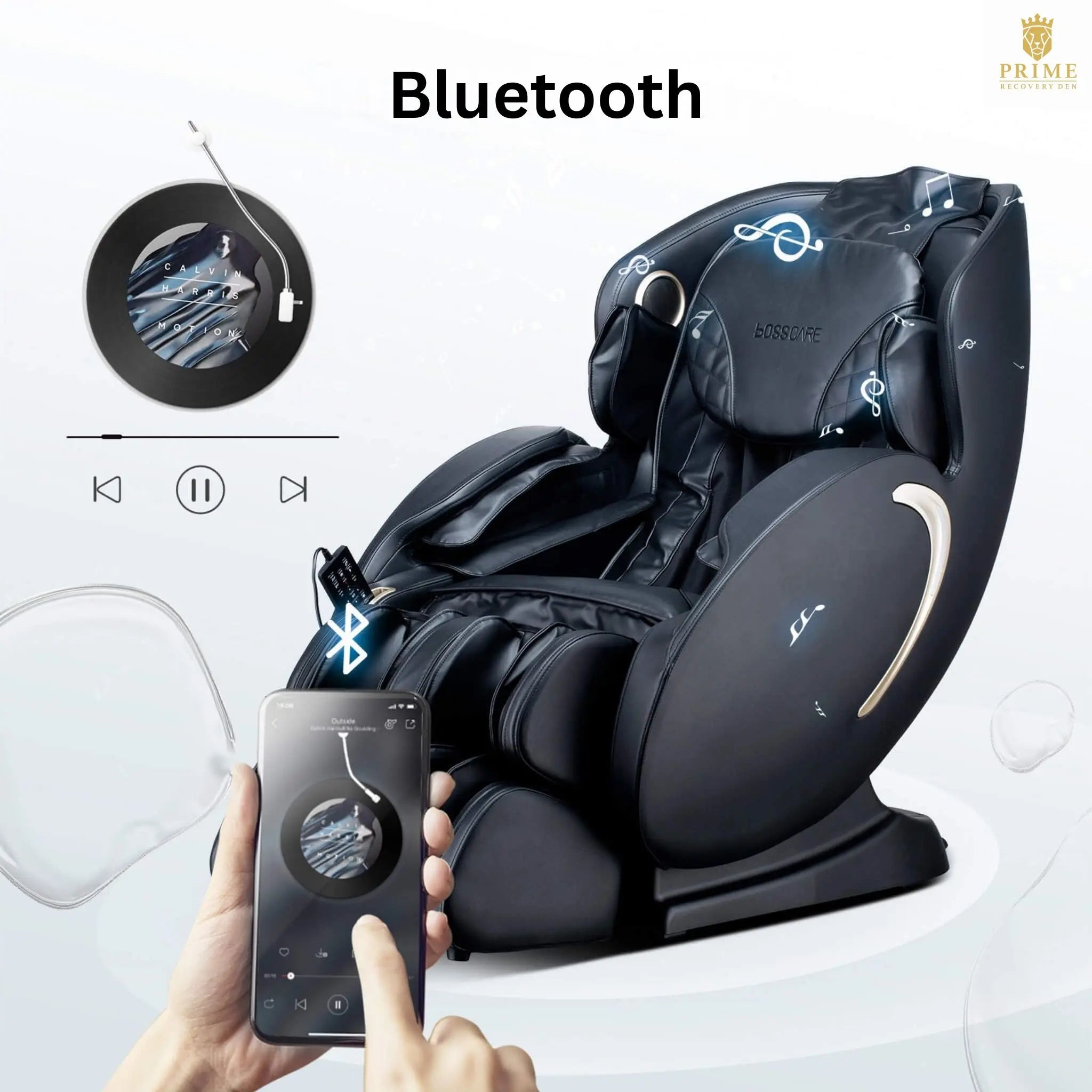 Bosscare Full Body 3D Zero Gravity Shiatsu Recliner Massage Chair With App (SAK32840) SAKSBY WHOLESALE