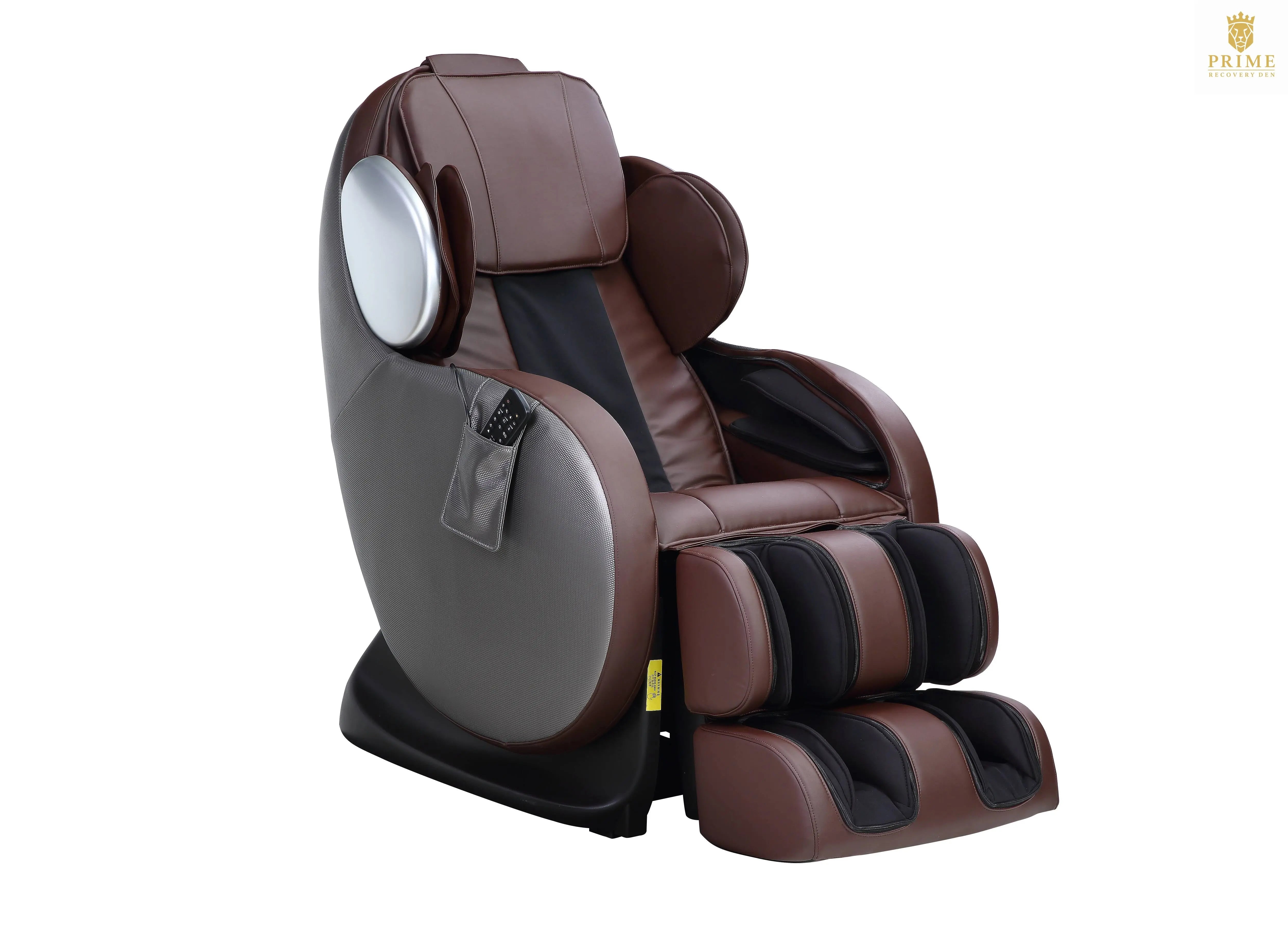 Pacari Chocolate Synthetic Leather Power 2D Massage Chair