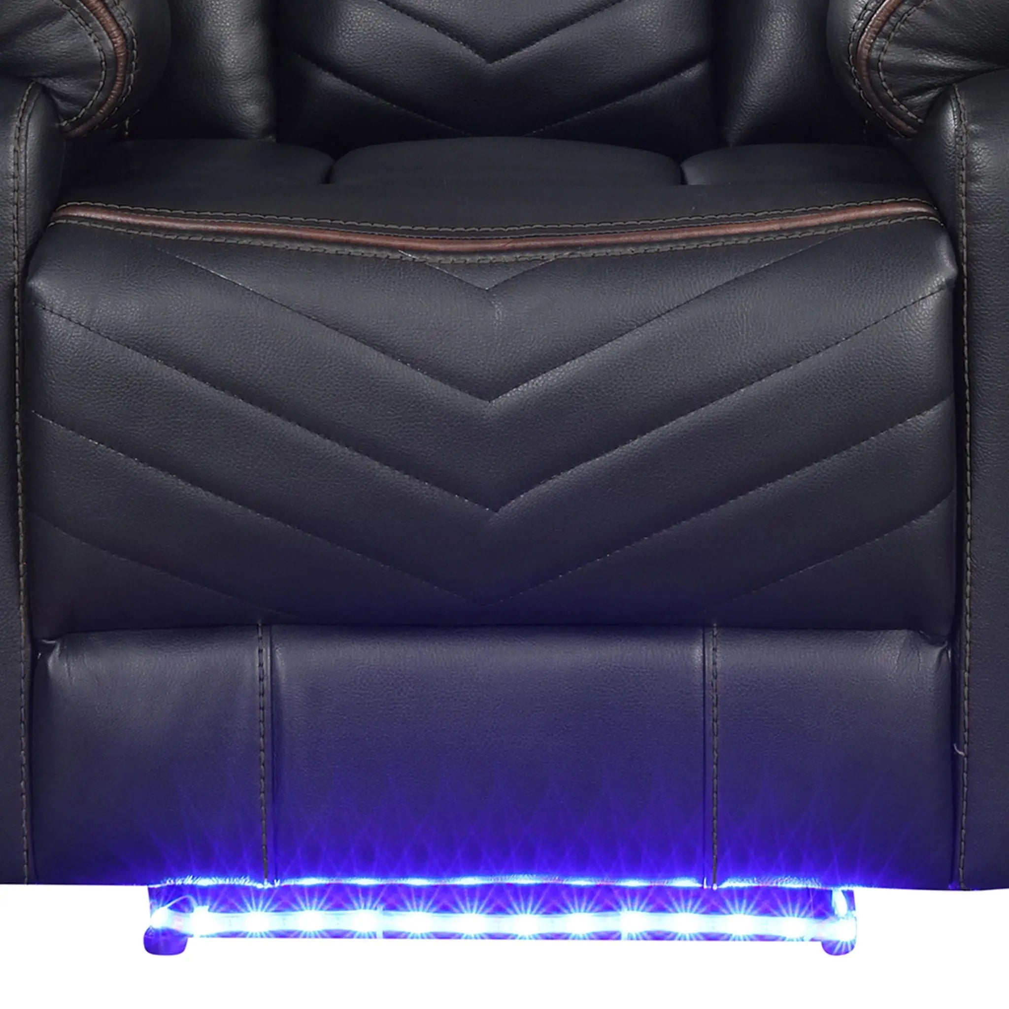 Challenger - LED Power Recliner Chair Unique Piece Furniture