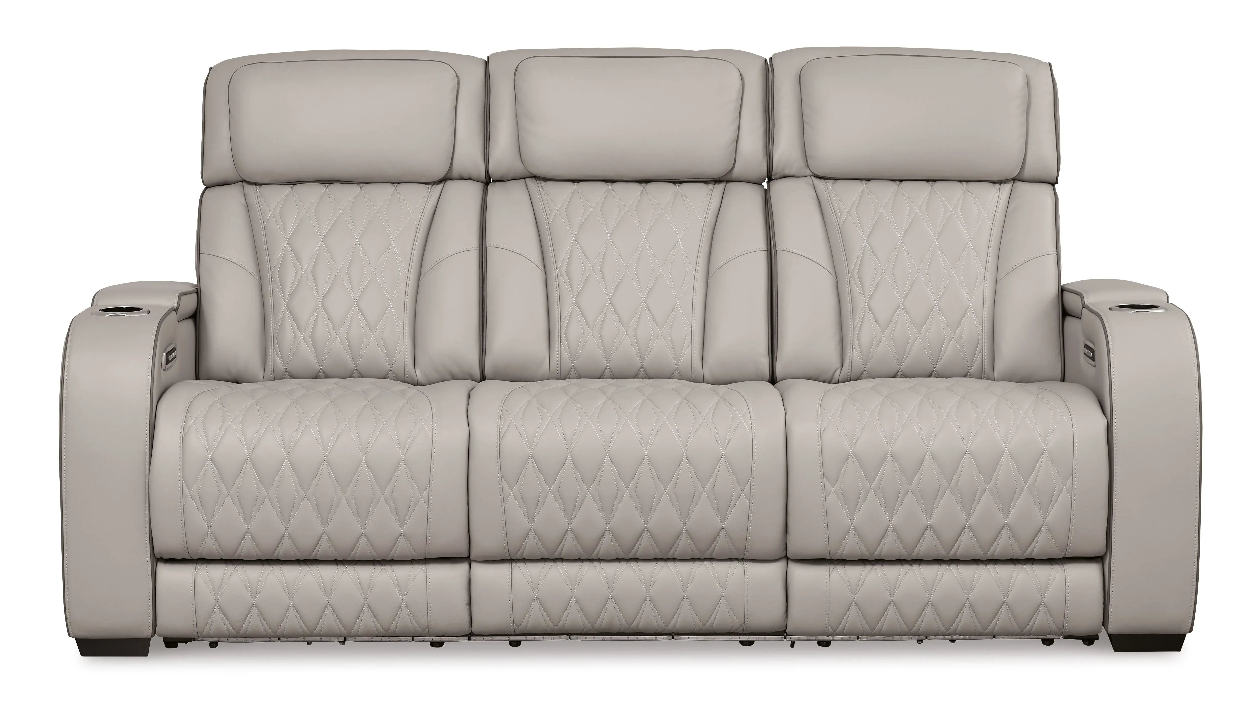 Boyington - Power Reclining Sofa With Adj Headrest Unique Piece Furniture