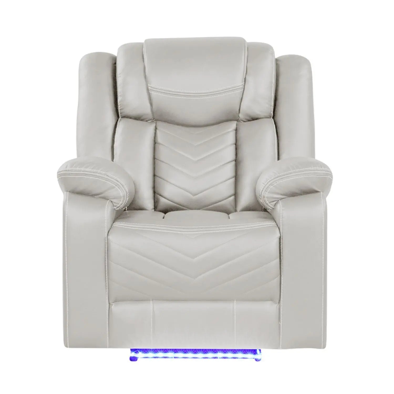 Challenger - LED Power Recliner Chair Unique Piece Furniture