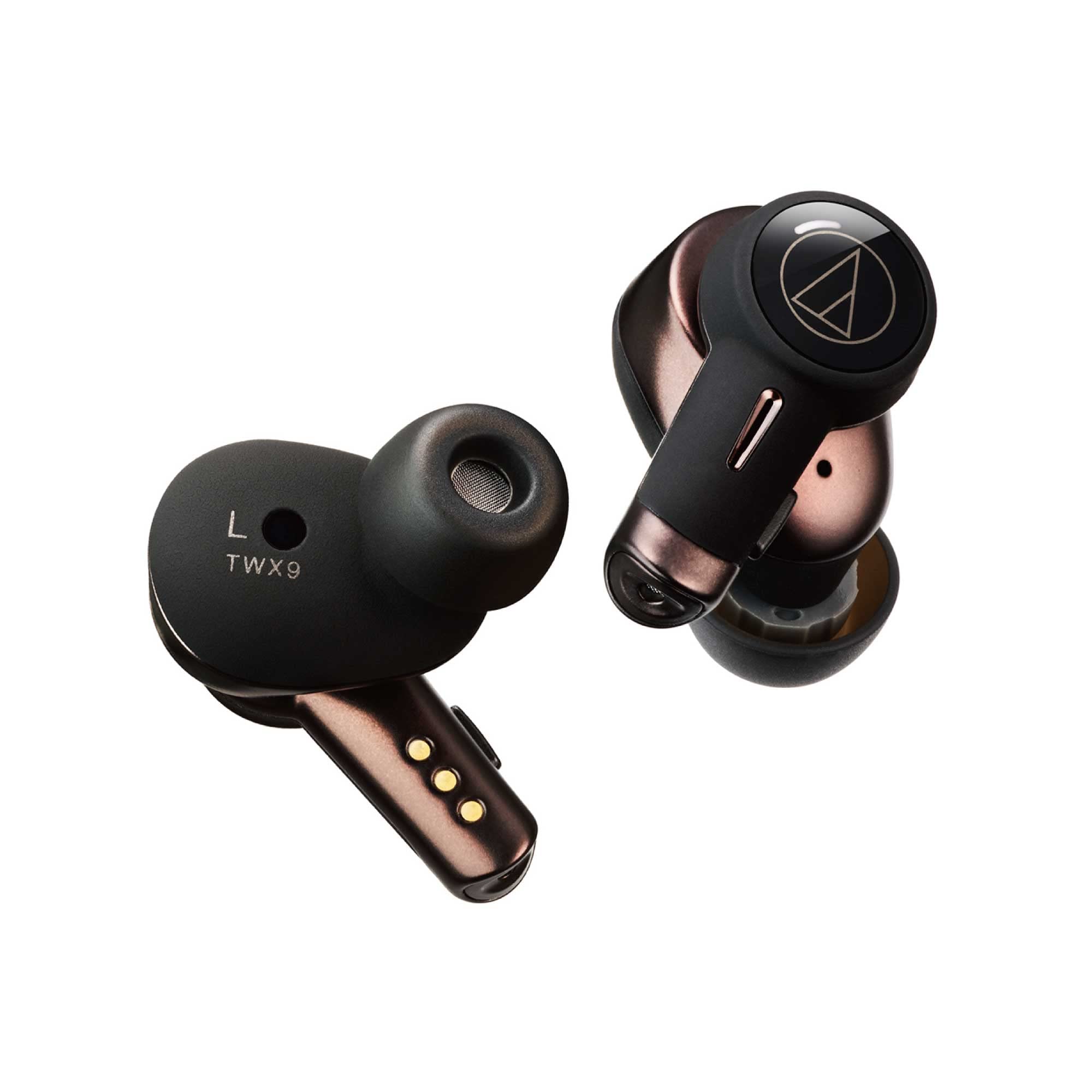 Audio-Technica ATH-TWX9 Wireless Earbuds Premium Listening Experience with Bluetooth Wireless Noise-Cancellation High-Resolution Drivers with Innovative Acoustic Technology Adjustable