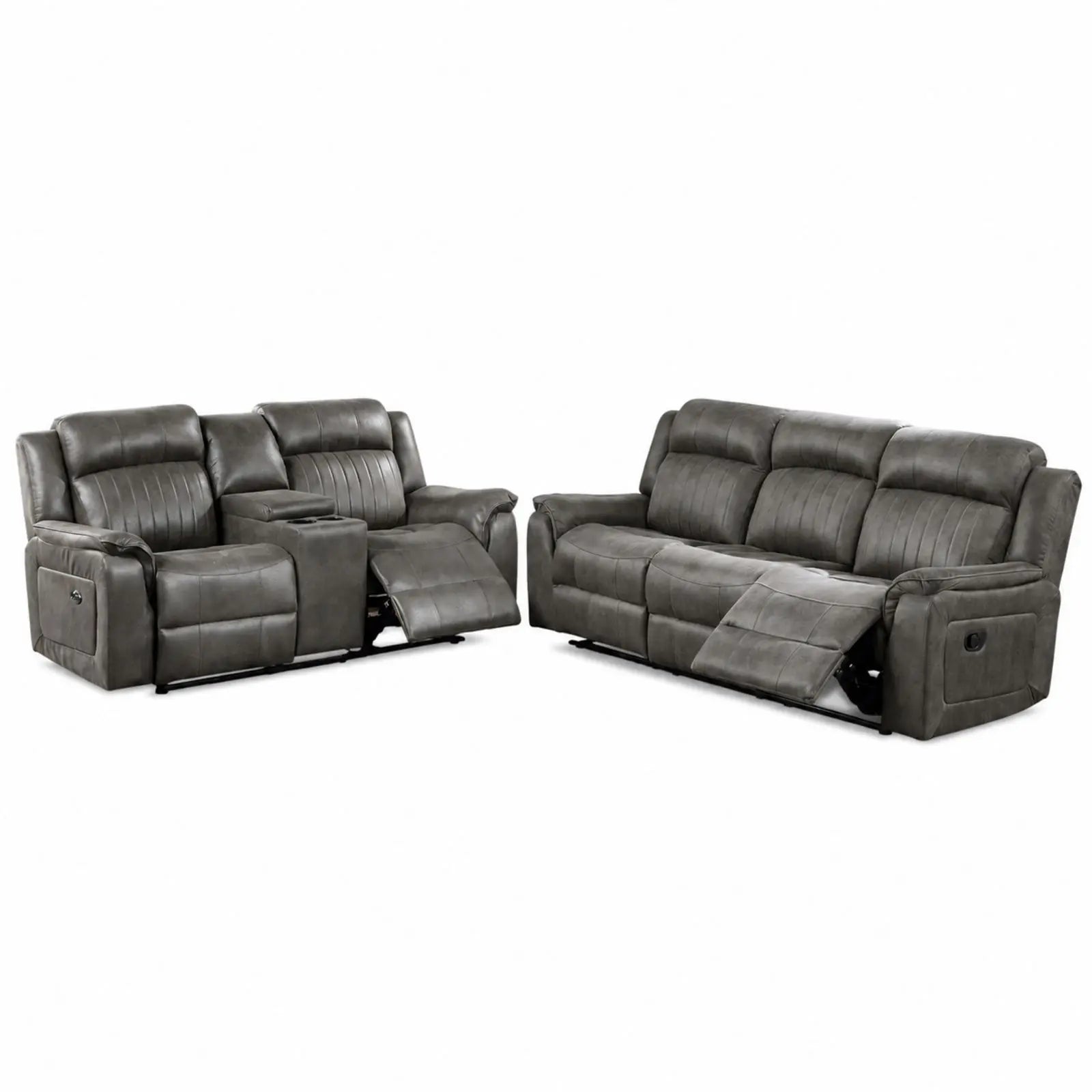 Contemporary Living Room Set, Horizontal And Vertical Tufting HouseOfZazla