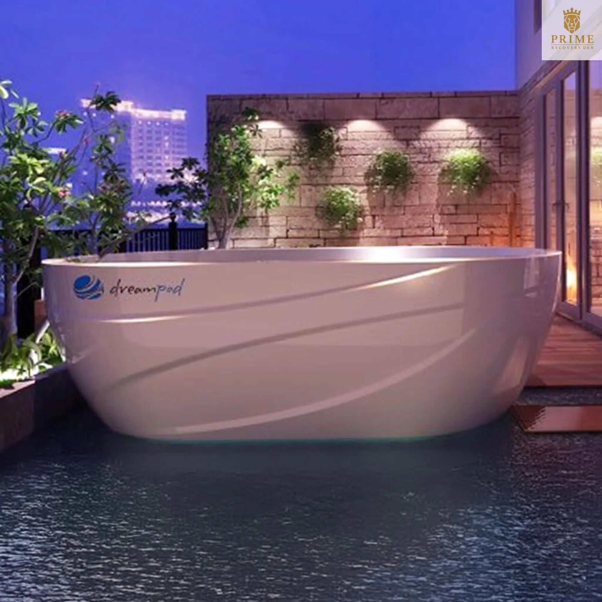 Dreampod Ice Bath With Chiller Premium Fiberglass Floatation Tank [DPIB101WPE] (SAK17942) SAKSBY WHOLESALE