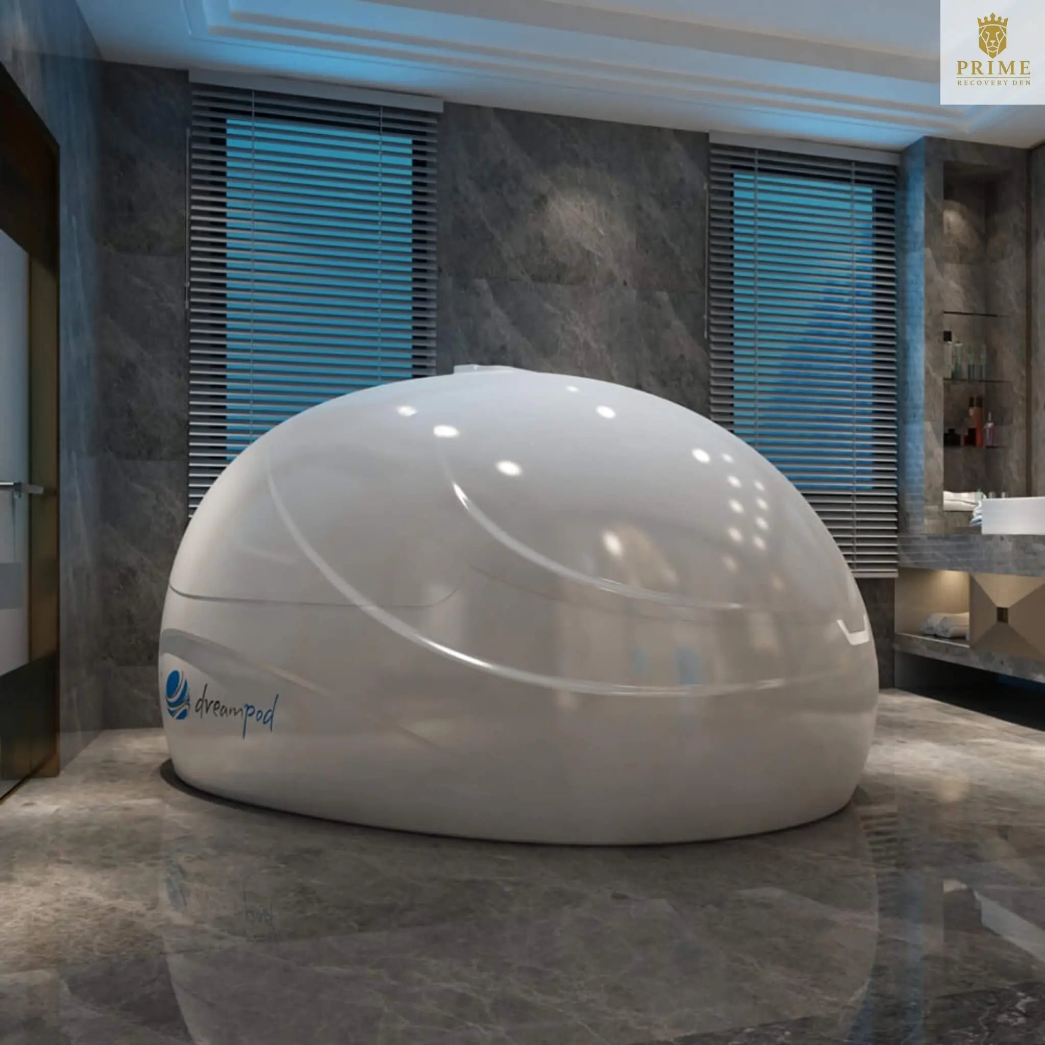 Dreampod Sport Commercial Home Flotation Sensory Isolation Tank Pod Spa [DPFP205WPE] (SAK25948) SAKSBY WHOLESALE