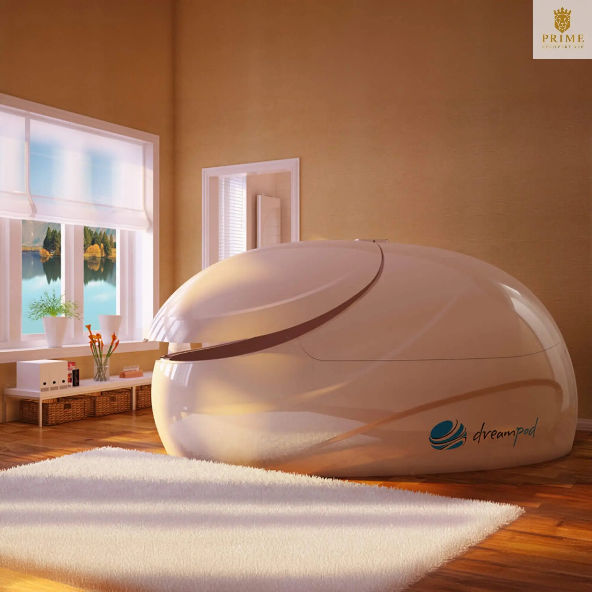 Dreampod V2 Commercial Home Flotation Sensory Isolation Tank Pod Spa [DPFP201WPE] (SAK93817) SAKSBY WHOLESALE