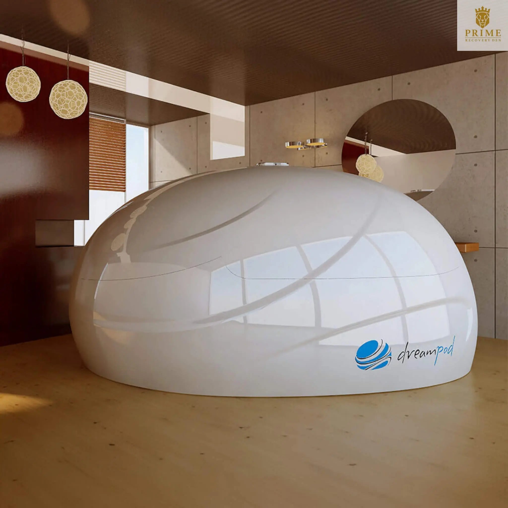 Dreampod V2 Commercial Home Flotation Sensory Isolation Tank Pod Spa [DPFP201WPE] (SAK93817) SAKSBY WHOLESALE