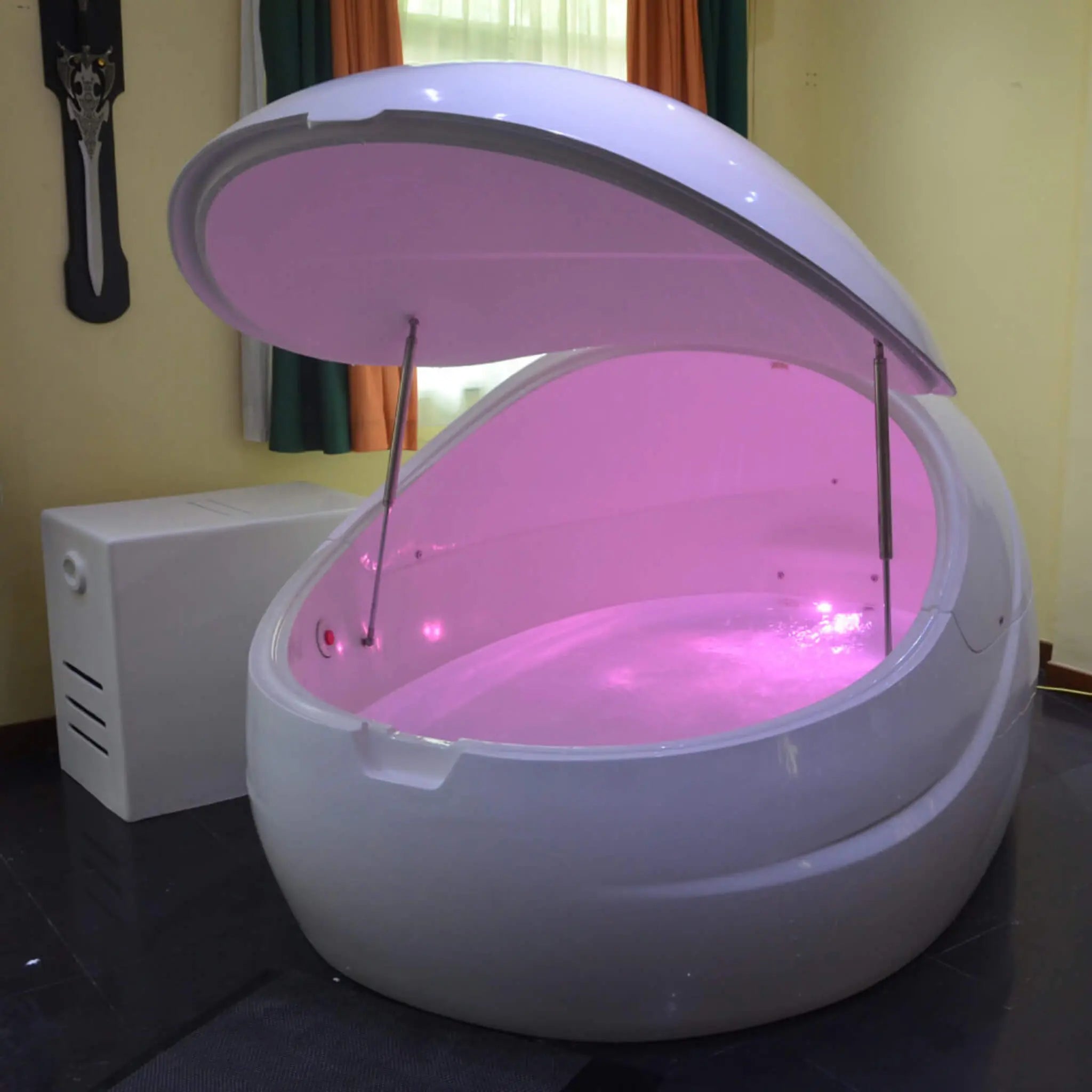 Dreampod V2 Commercial Home Flotation Sensory Isolation Tank Pod Spa [DPFP201WPE] (SAK93817) SAKSBY WHOLESALE