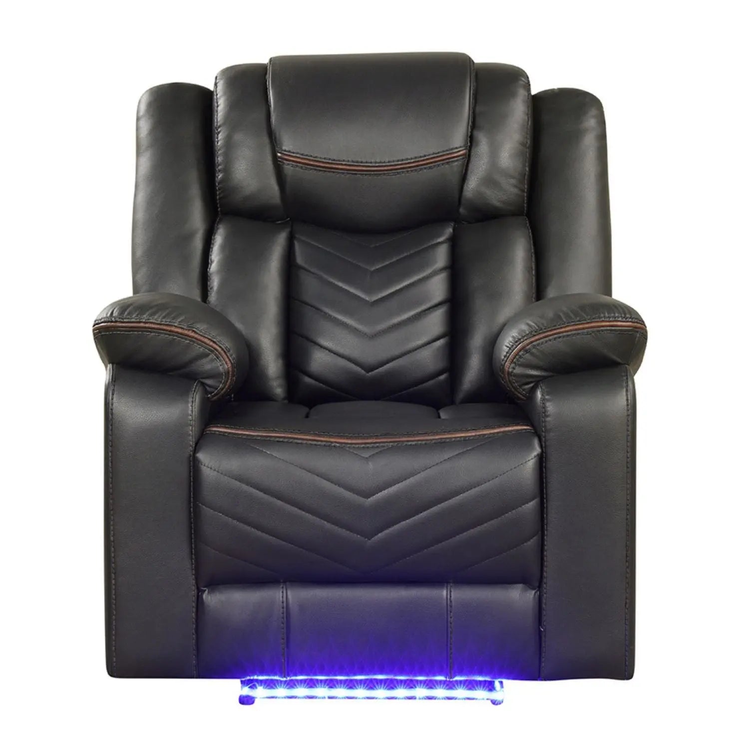 Challenger - LED Power Recliner Chair Unique Piece Furniture