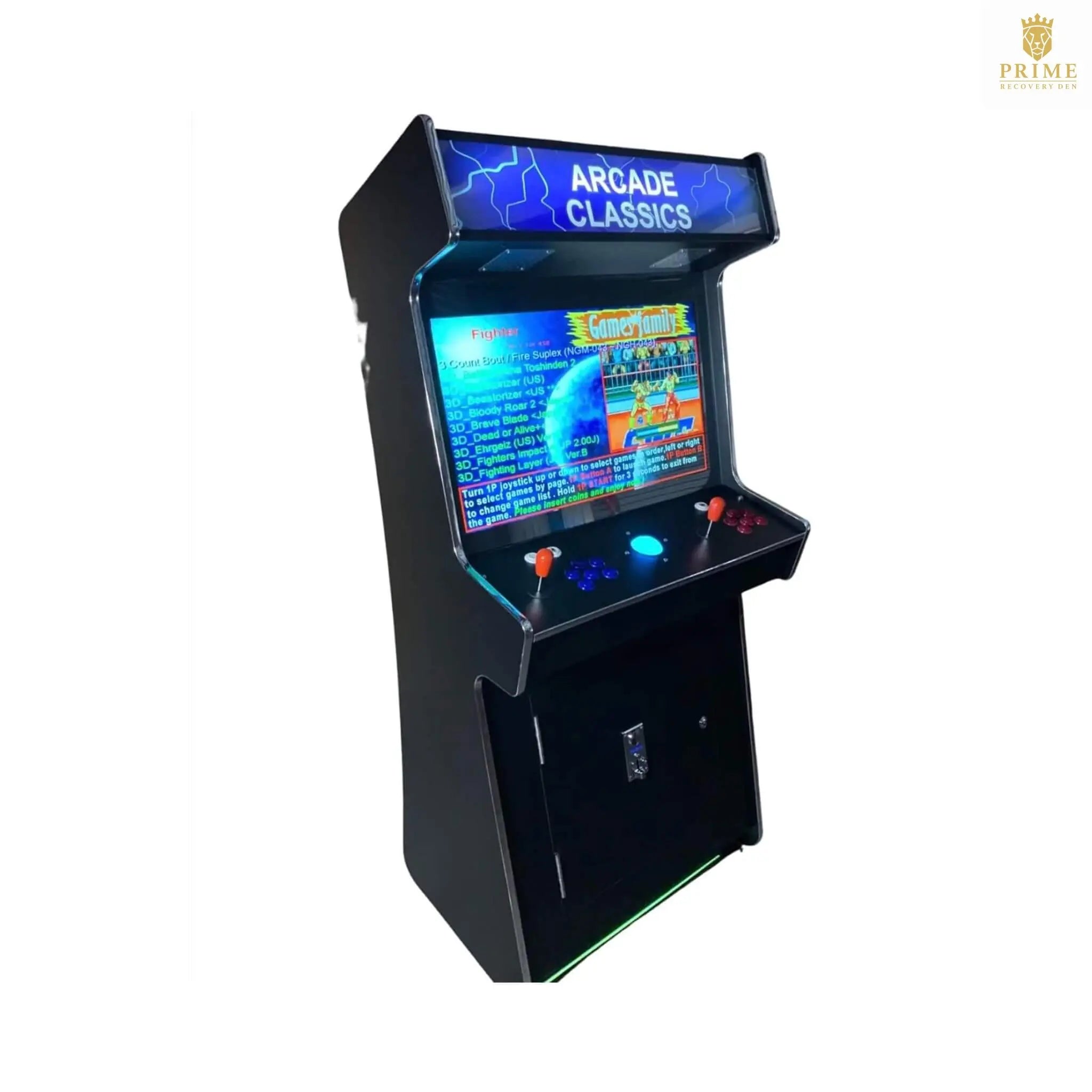 Full-Size Commercial-Grade 2-Player Upright Standup Arcade Machine With 4500 Classic Games And 2 Shooting Guns (SAK23984) SAKSBY WHOLESALE