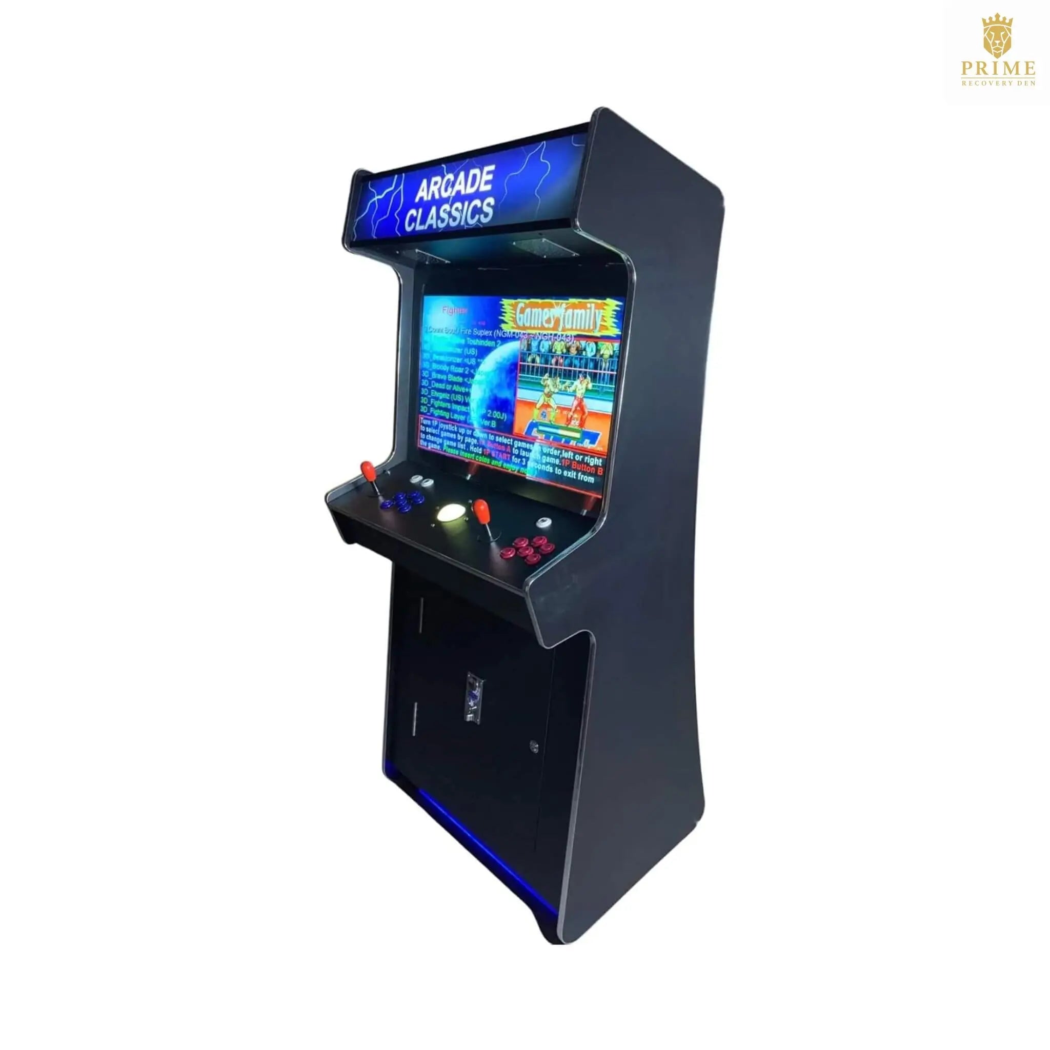 Full-Size Commercial-Grade 2-Player Upright Standup Arcade Machine With 4500 Classic Games And 2 Shooting Guns (SAK23984) SAKSBY WHOLESALE