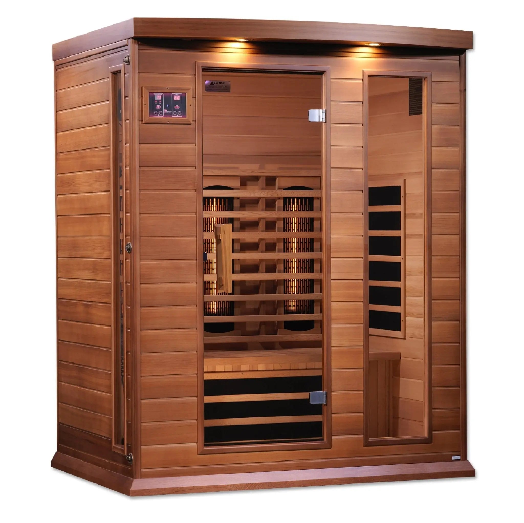 Maxxus 3-Person Full Spectrum Infrared Sauna with Canadian Red Cedar The Sauna Solution LLC