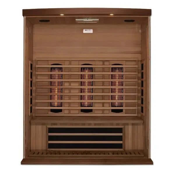 Maxxus 3-Person Full Spectrum Infrared Sauna with Canadian Red Cedar The Sauna Solution LLC