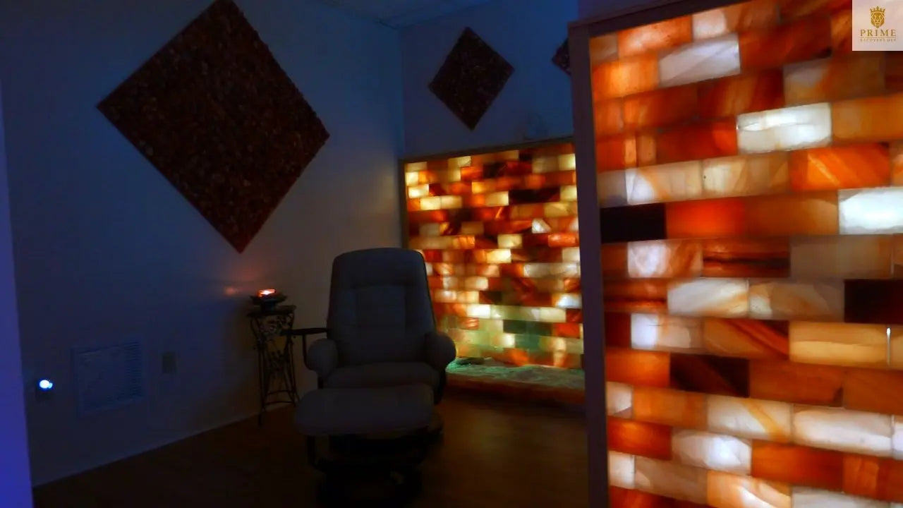 Himalayan Salt Room 16' x  16' Surface Area - 256 Sq feet Black Tai Salt Co.