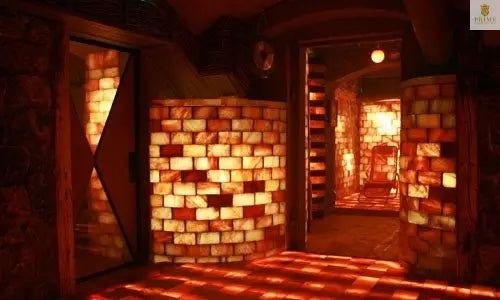 Himalayan Salt Room 16' x  16' Surface Area - 256 Sq feet Black Tai Salt Co.