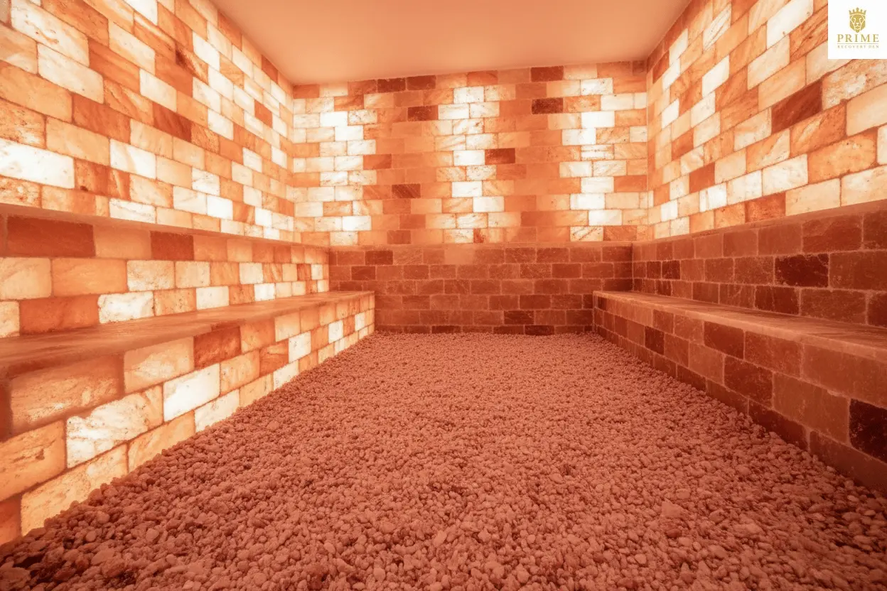 Himalayan Salt Sauna 8' x  4' Surface Area - 35 Sq feet Black Tai Salt Co.