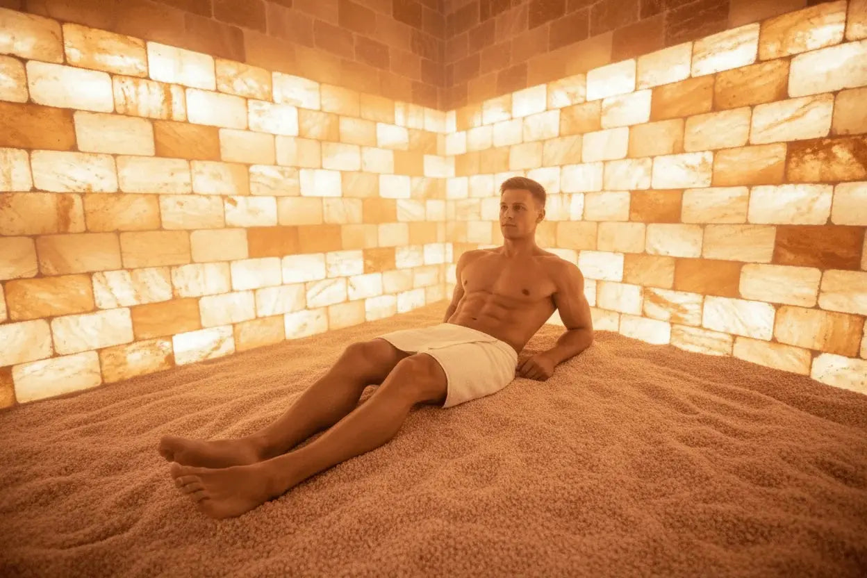 Himalayan Salt Sauna 8' x 4' – 35 Sq Ft Black Tai Salt Co.
