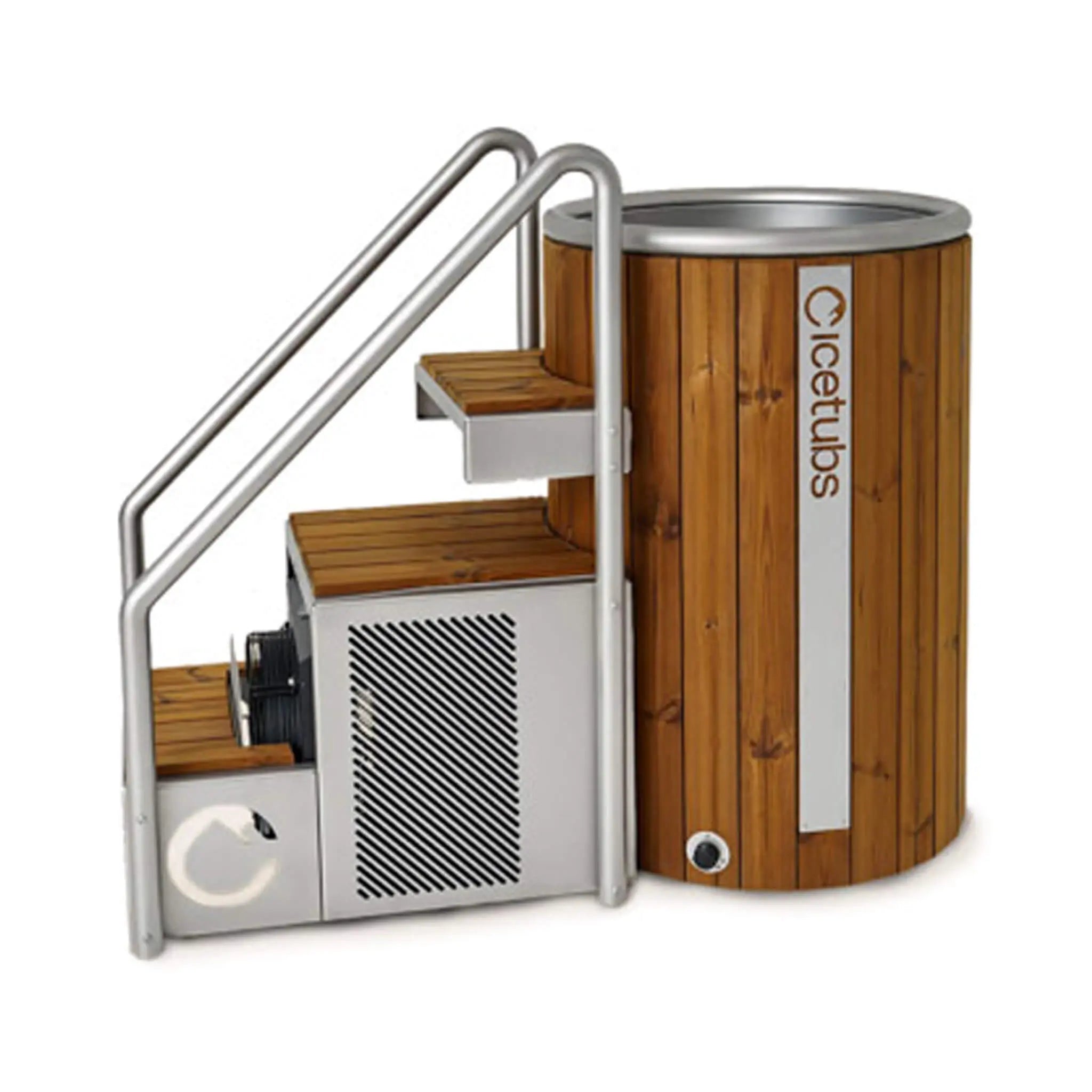 Icetubs IceBarrel Thermowood And Fiberglass Cold Plunge Immersion Tub (SAK68129) SAKSBY WHOLESALE