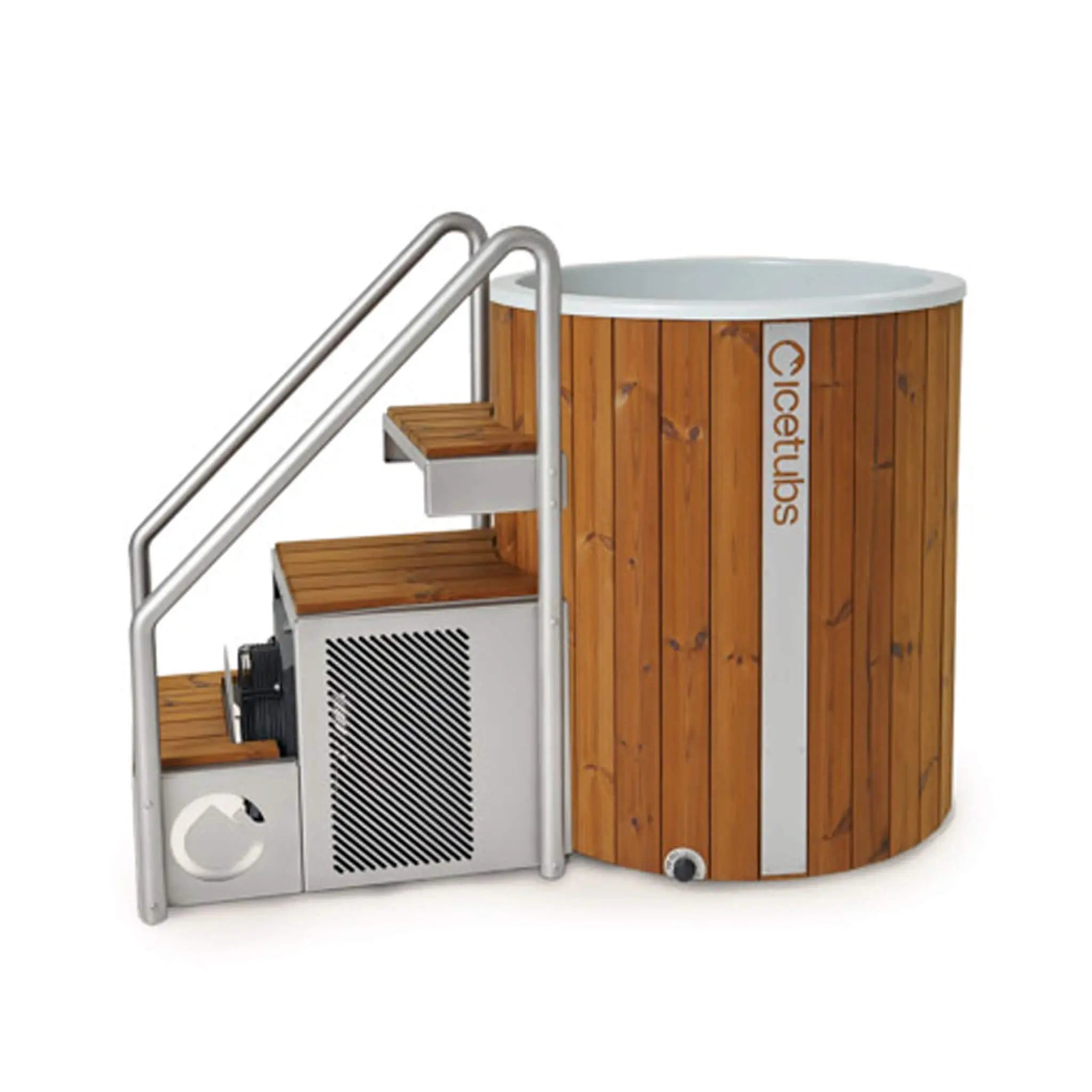 Icetubs IceBarrel XL Thermowood And Fiberglass Cold Plunge Immersion Tub (SAK35418) SAKSBY WHOLESALE