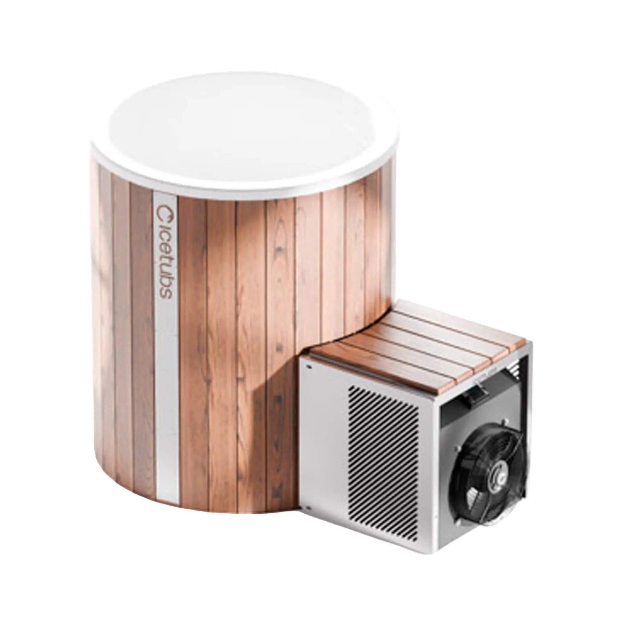 Icetubs IceBarrel XL Thermowood And Fiberglass Cold Plunge Immersion Tub (SAK35418) SAKSBY WHOLESALE