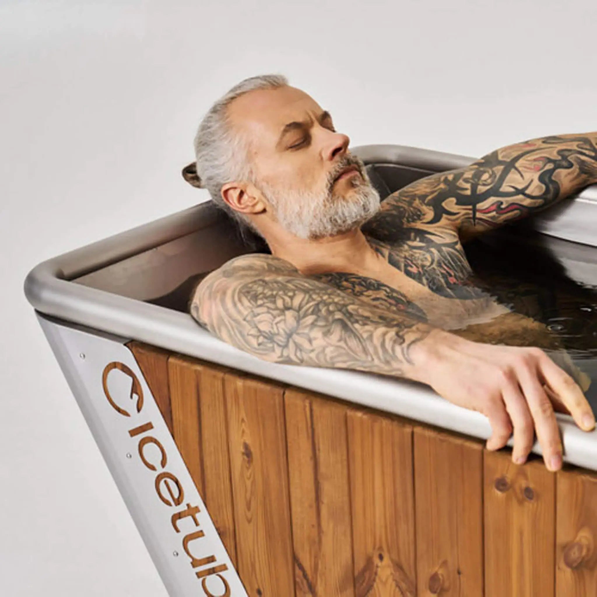 Icetubs IceBath Thermowood And Stainless Steel Cold Therapy Immersion Bath (SAK94720) SAKSBY WHOLESALE