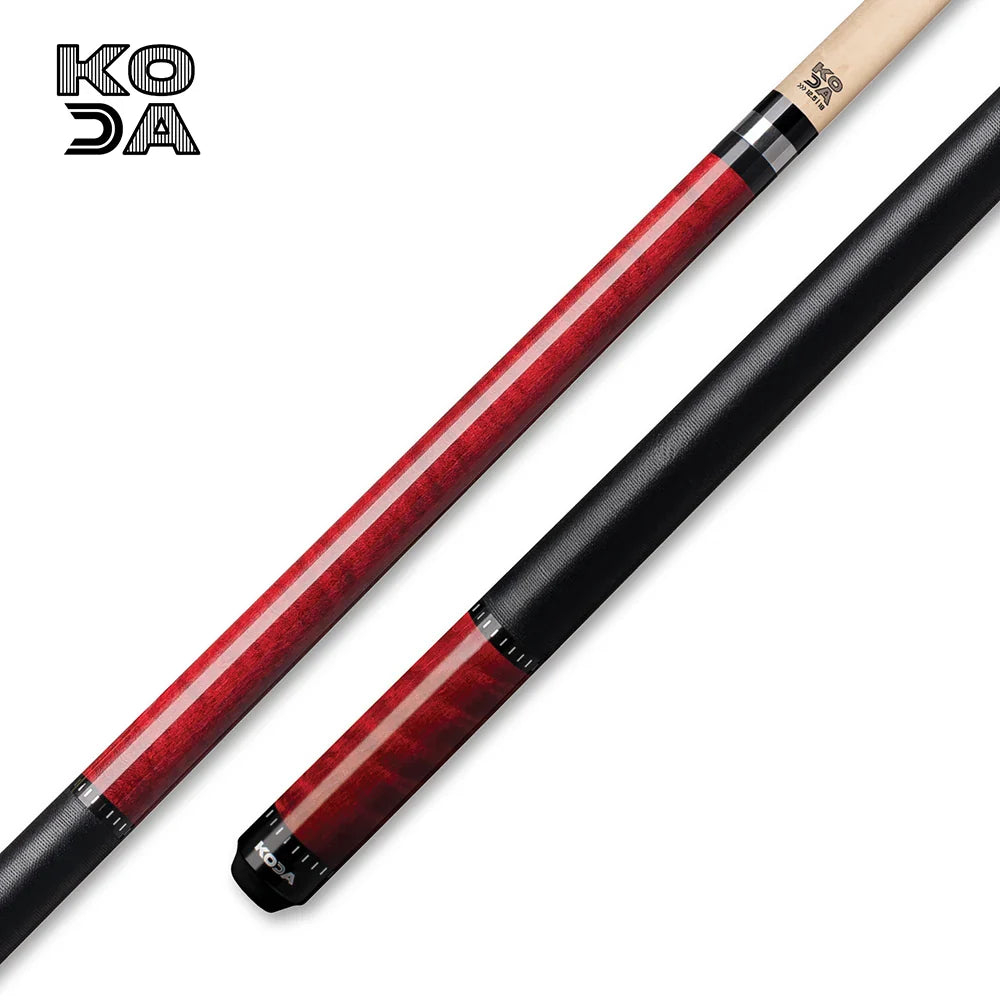 KODA Curly Maple Cue Stick with Irish Linen Wrap and Maple Shaft