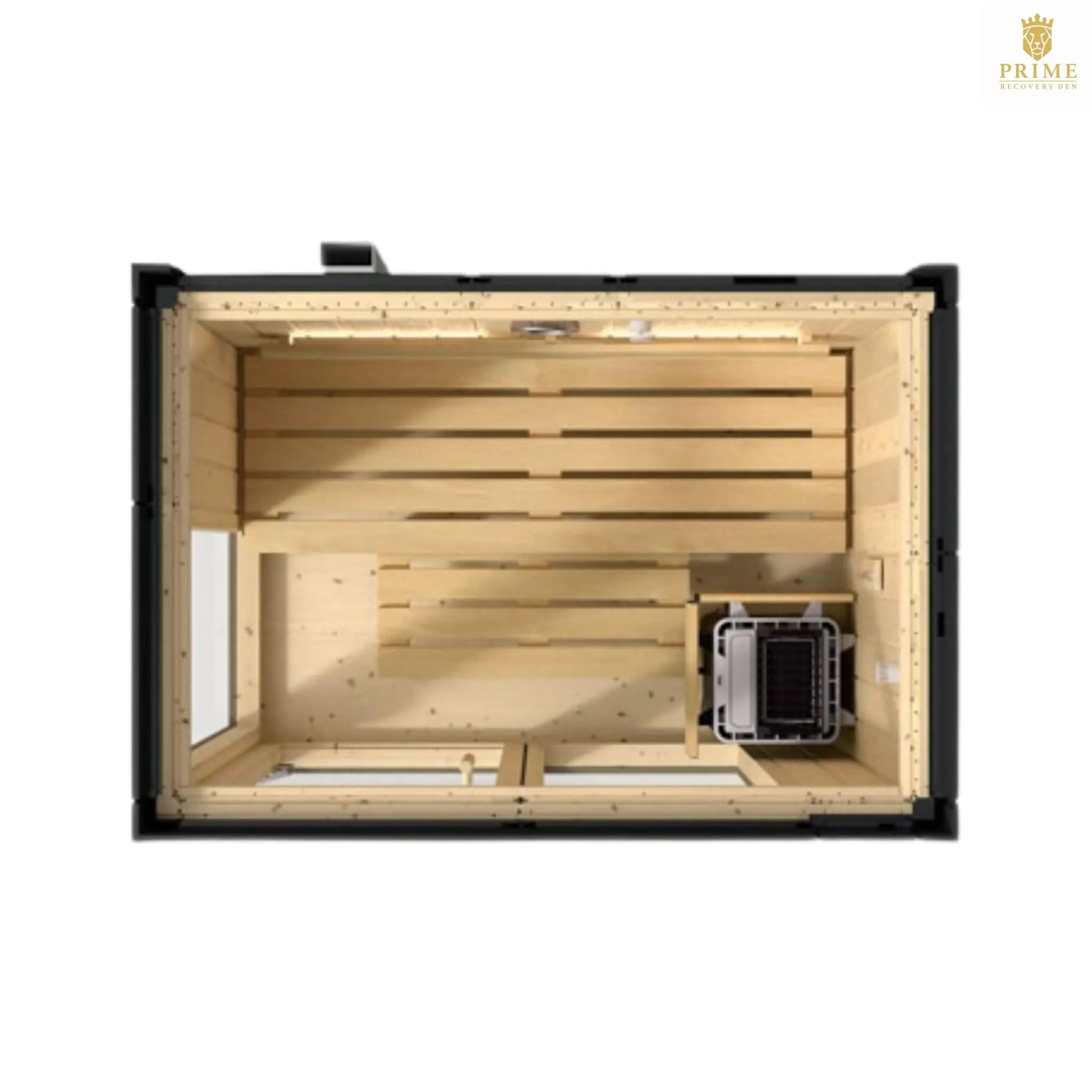 Kohler C1 Indoor Graphite Gray Freestanding Alcove Design Sauna Kit (SAK93182) SAKSBY WHOLESALE