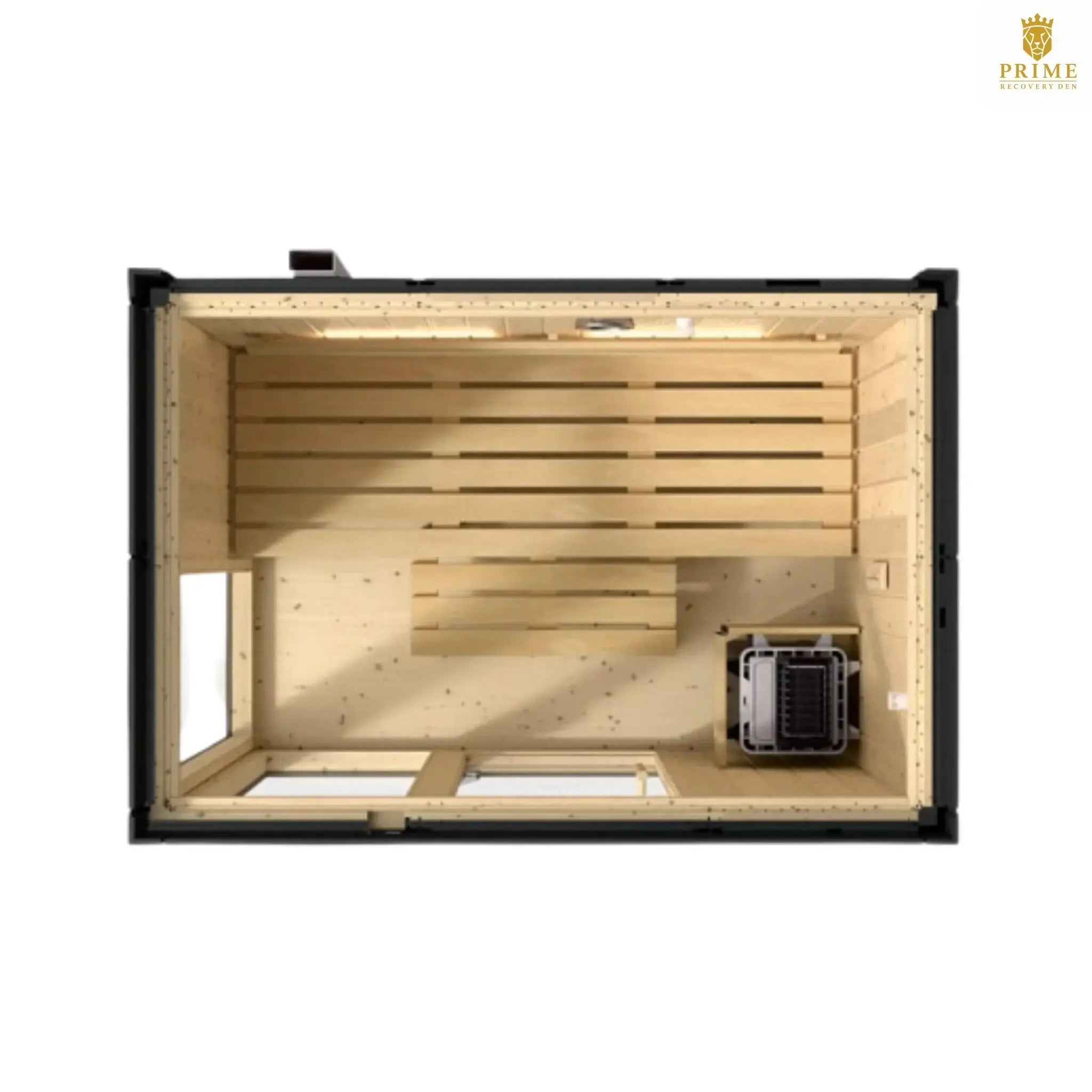 Kohler C1 Indoor Graphite Gray Freestanding Alcove Design Sauna Kit (SAK93182) SAKSBY WHOLESALE
